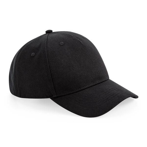 Καπέλο Jockey B62N Beechfield Organic Cotton 5 Panel Black