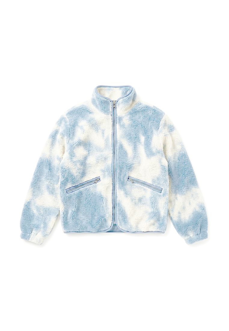 Γυναικείο Μπουφάν Ladies Printed Sherpa Jacket με Μοναδικό Σχέδιο Tb8505-22939 Urban Classics Bluetiedye γυναικεία Simple Wear