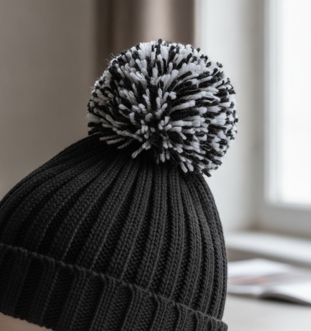 Σκούφος Hygge B390 Beechfield Black αξεσουάρ Σκούφοι Simple Wear