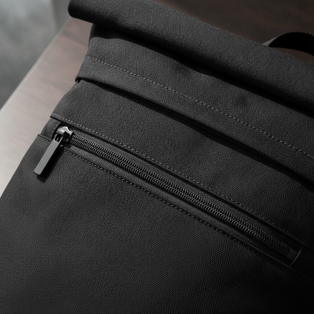 Simplicity Roll-Top Backpack Bag Base Bg870 Black Είδη Ταξιδιου Τσάντες Πλάτης Simple Wear
