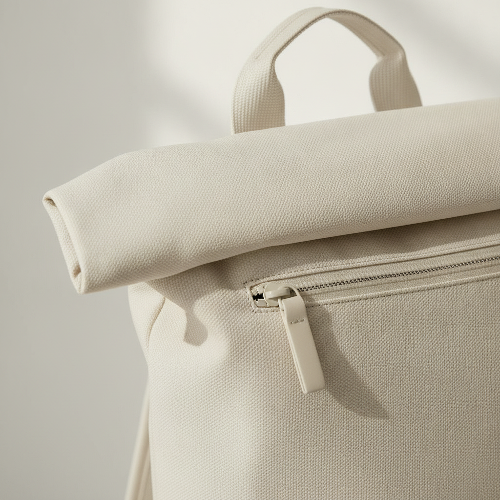 Τσάντα Πλάτης Bg871 Bag Base Simplicity Roll-Top Backpack Lite Beige Είδη Ταξιδιου Τσάντες Simple Wear