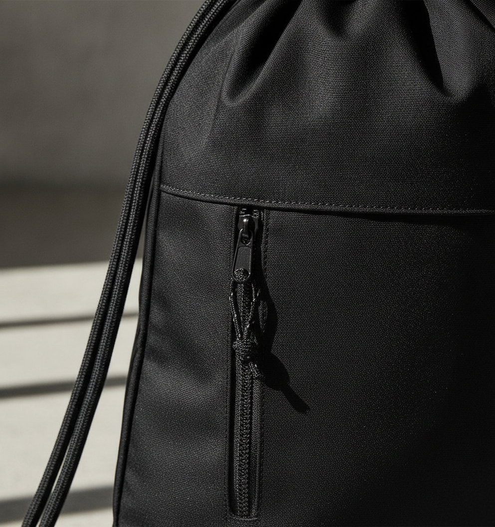 Τσάντα Πουγκί Bg281 Bag Base Recycled Drawstring Black Είδη Ταξιδιου Τσάντες Πουγκιά Simple Wear
