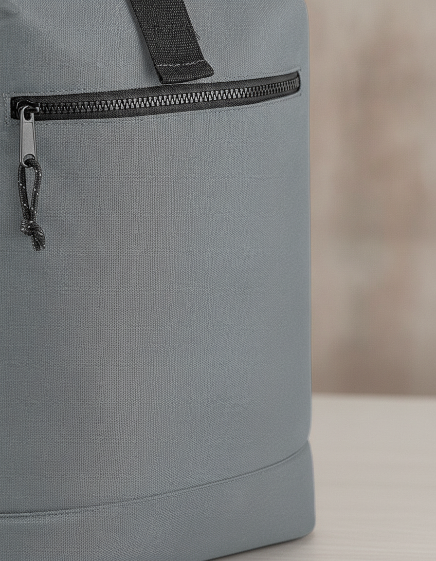Σακίδιο Πλάτης Roll-Top Bg286 Bag Base Recycled Pure Grey Είδη Ταξιδιου Τσάντες Simple Wear