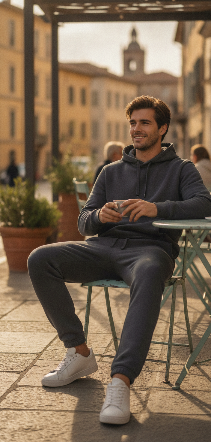 Παντελόνι Φόρμας Id 000 B C Unisex Dark Grey ανδρικά Παντελόνια Simple Wear