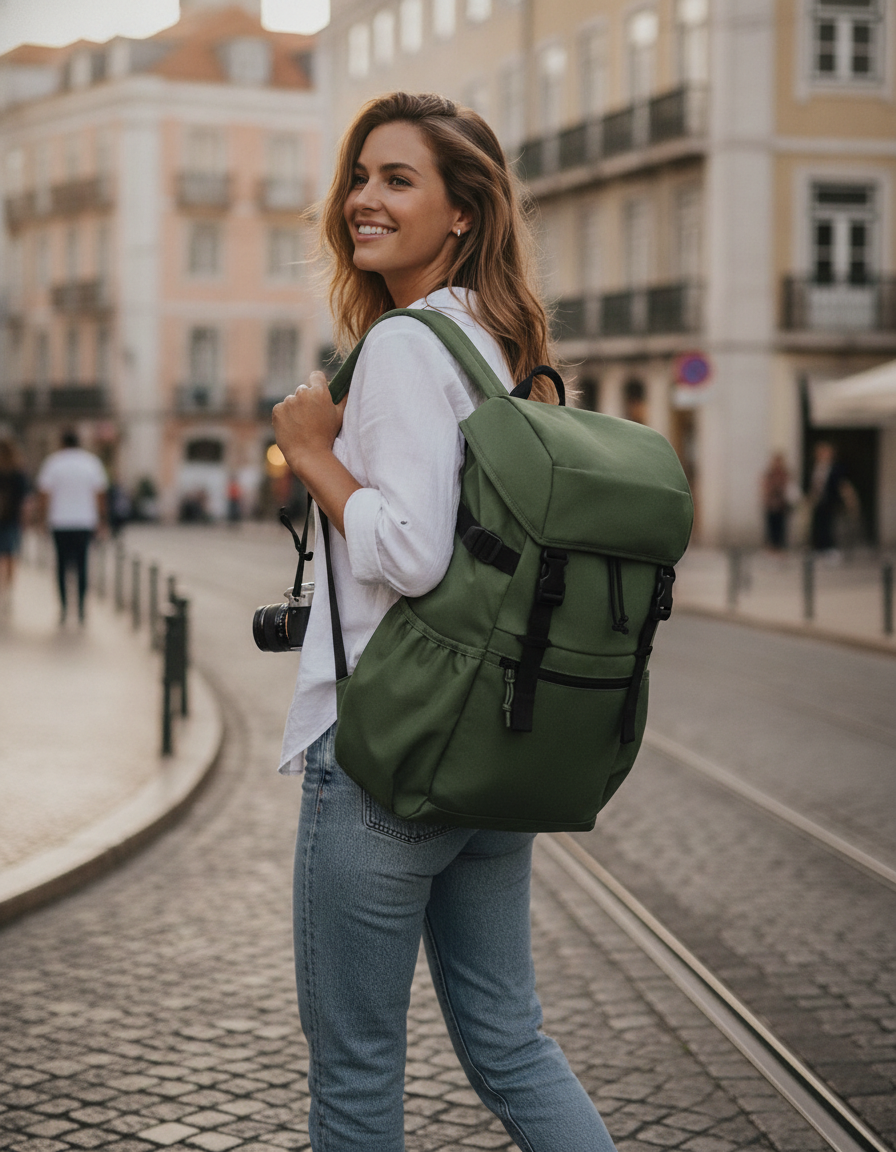 Ramble Backpack Bagbase Bg370 Moss Green Είδη Ταξιδιου Τσάντες Πλάτης Simple Wear