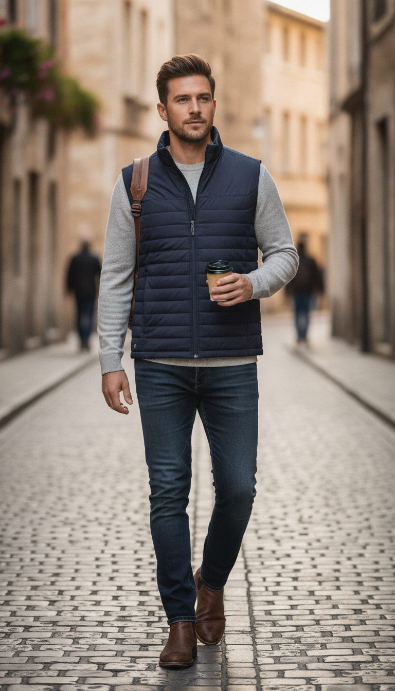 Ελαφρύ Αμάνικο Μπουφάν Kxv-1 Stormtech Nautilus Thermal Bodywarmer Navy ανδρικά Simple Wear