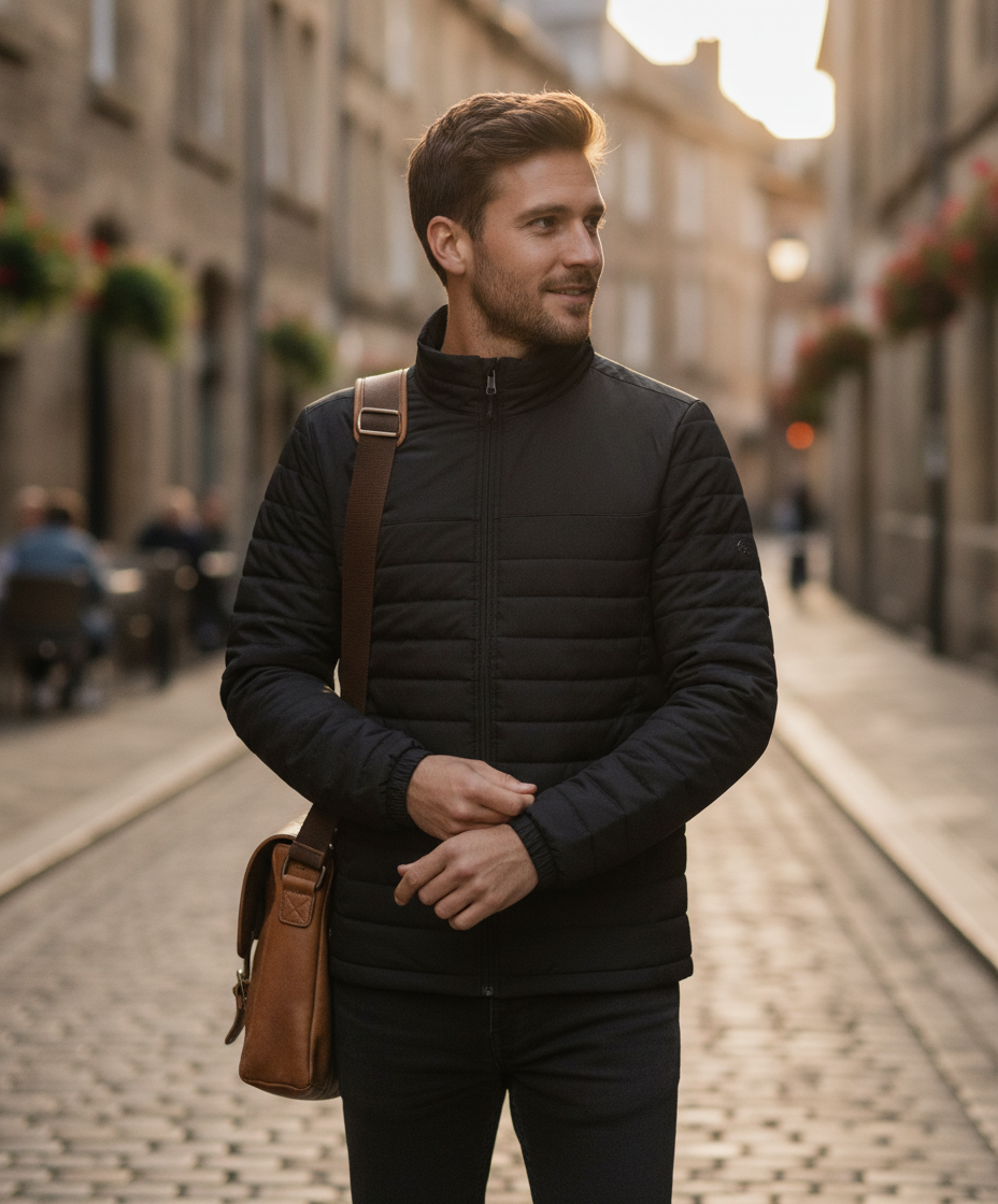 Ελαφρύ Καπιτονέ Μπουφάν Qx-1 Stormtech Nautilus Thermal Jacket Black ανδρικά Simple Wear