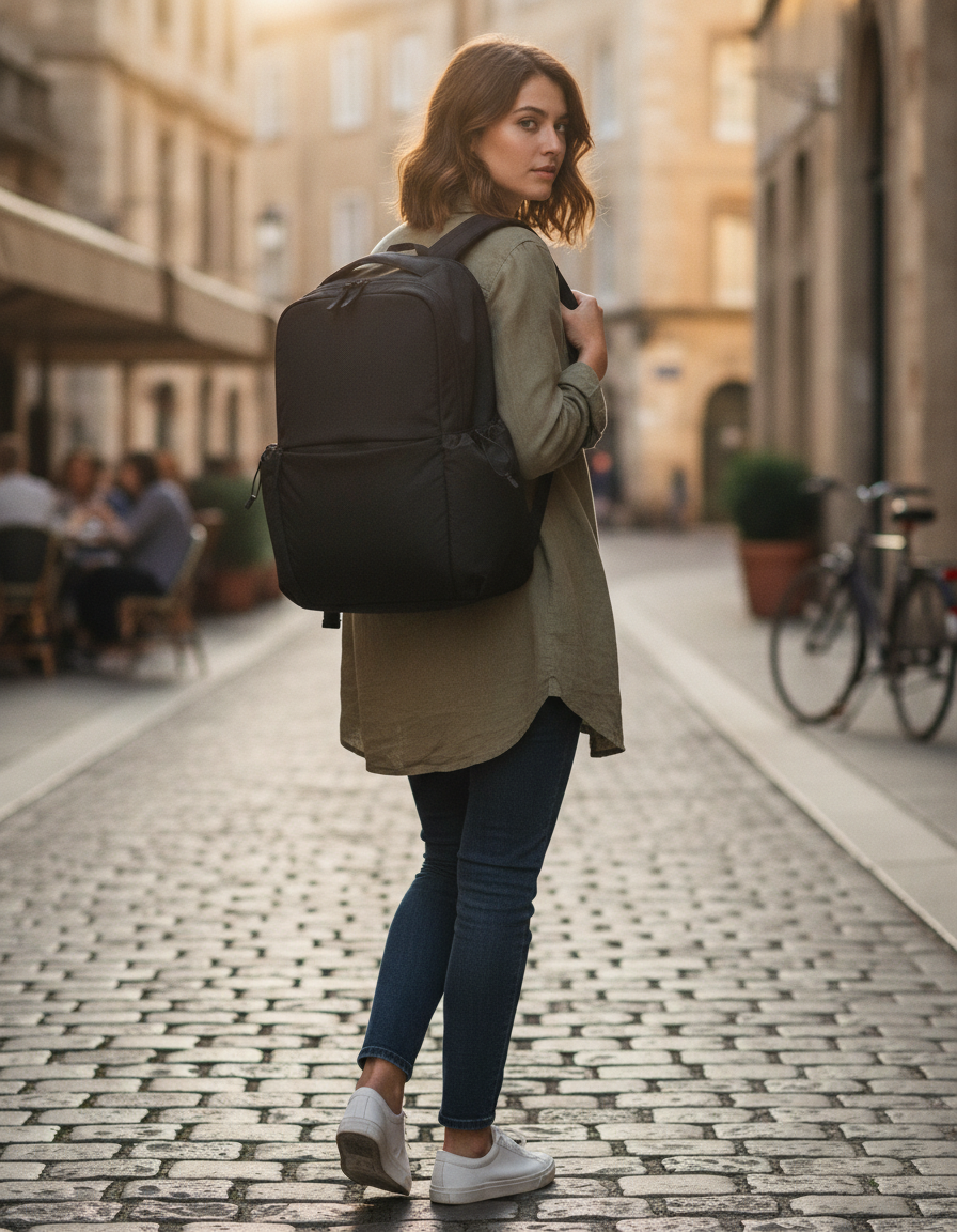 Studio Backpack Quadra Qs306 Black Είδη Ταξιδιου Τσάντες Πλάτης Simple Wear
