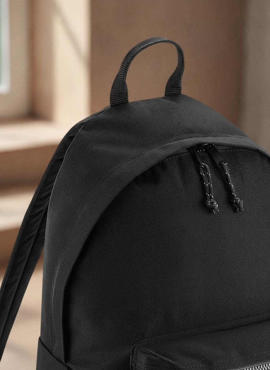Σακίδιο Πλάτης Recycled Bg285 Bagbase Black Είδη Ταξιδιου Τσάντες Simple Wear