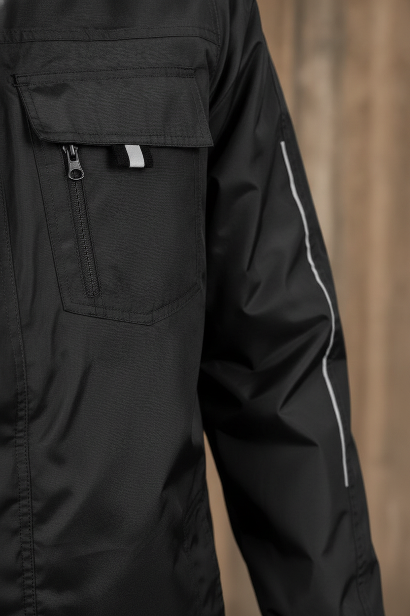 Unisex Μπουφάν 3-In-1 Transit R236X Result Black ανδρικά Simple Wear