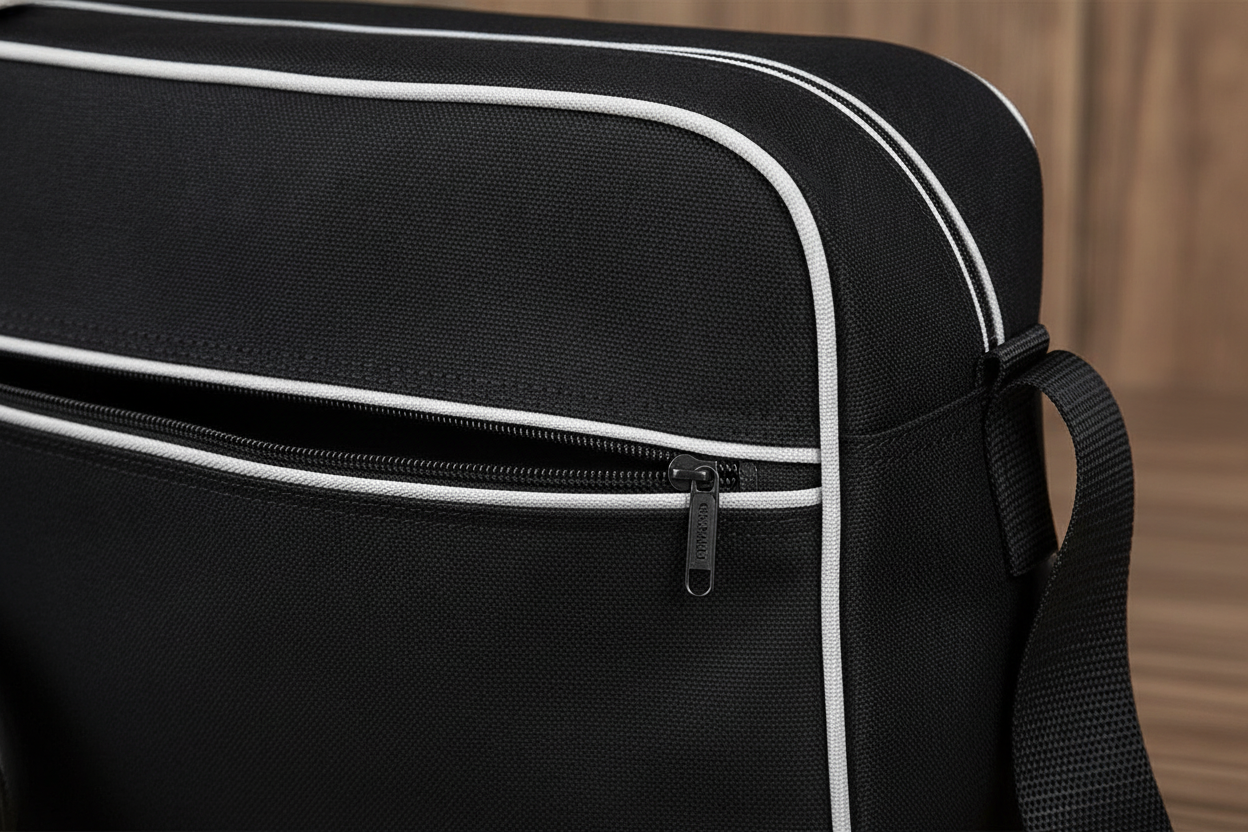 Τσάντα Ώμου Retro Bag Bg14 Base Black White Είδη Ταξιδιου Τσάντες Simple Wear