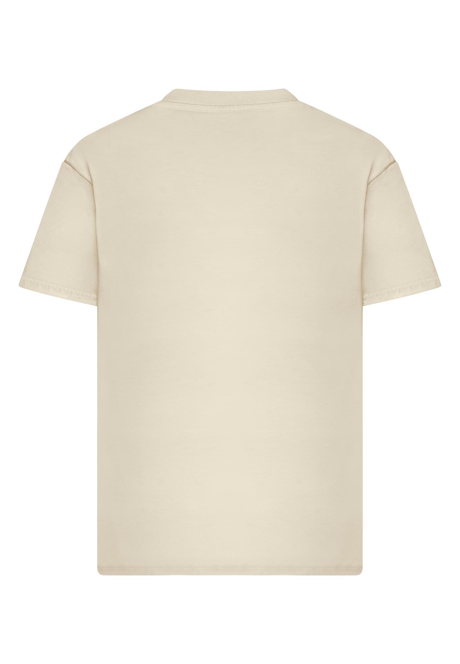 Άνετο T-Shirt Coca Cola Tennis Club Loose Tee με Σχέδιο Τένις Mc1675-00208 Merchcode Sand ανδρικά Basic T-Shirts Simple Wear Μπλουζάκια κοντομάνικα