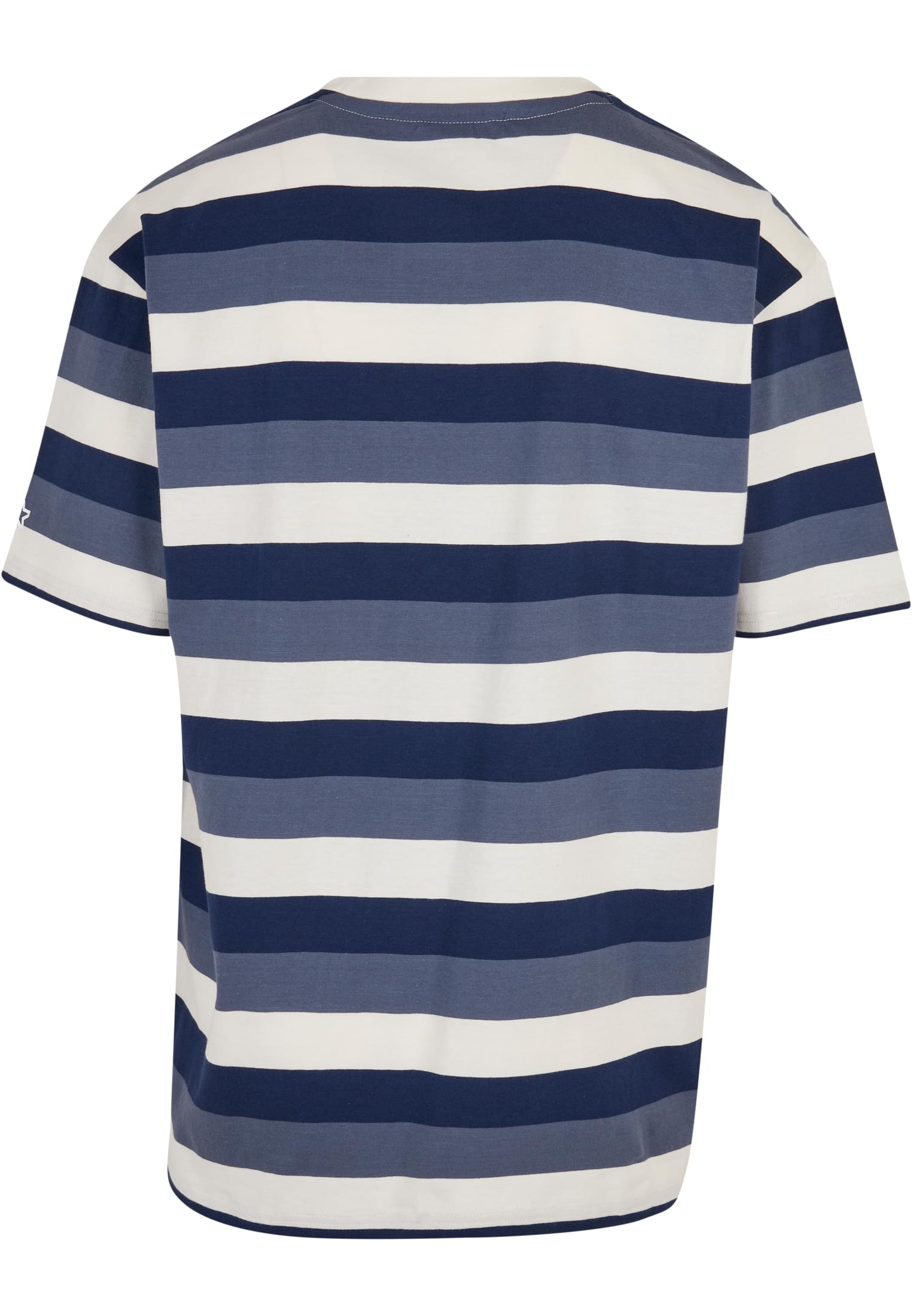 Oversized T-Shirt Starter Sun Stripes με Σχέδιο Ρίγες St351-04340 Black Label Darkblue Vintageblue Palewhite ανδρικά Basic T-Shirts Simple Wear 