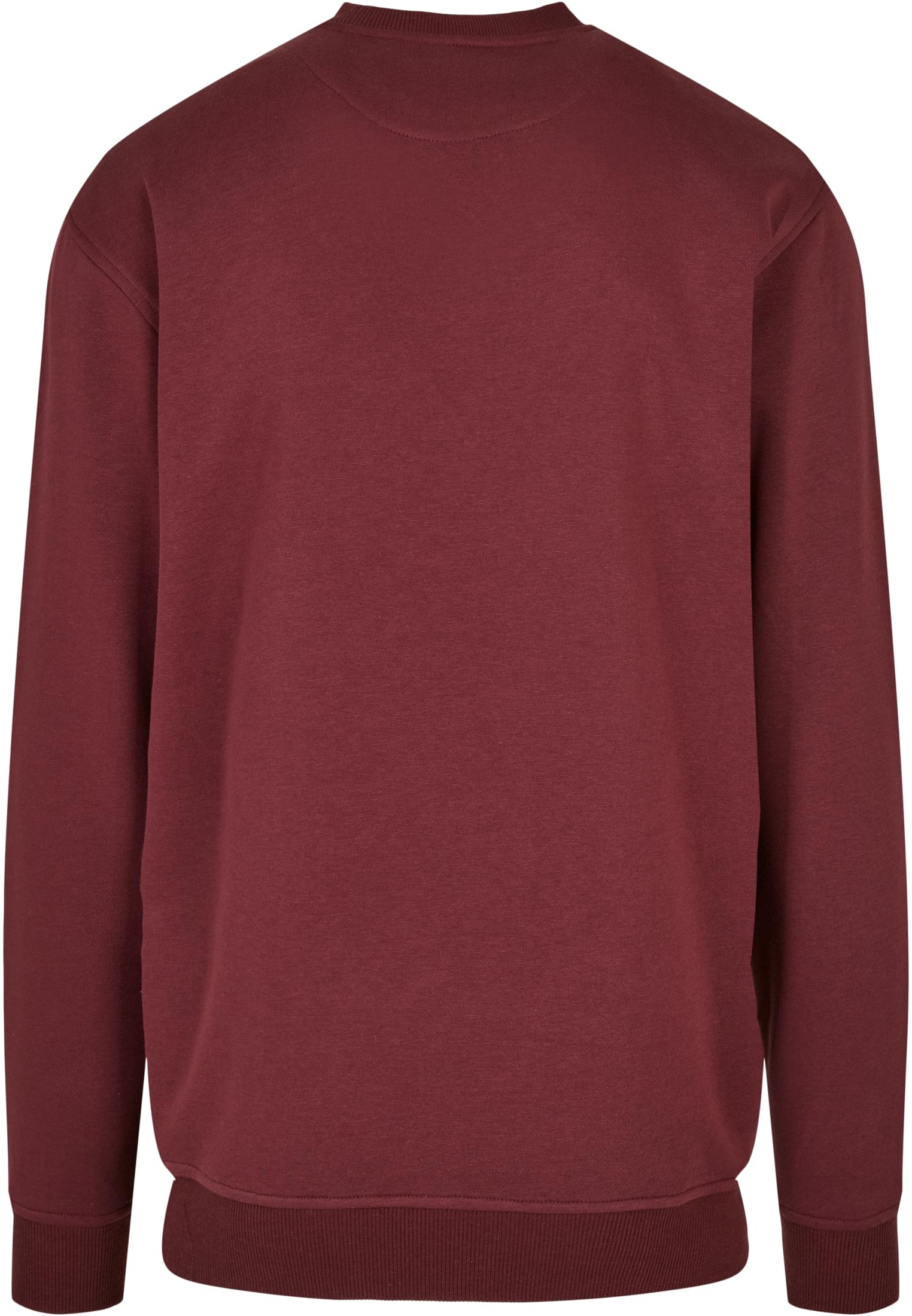 Άνετο Crewneck Sweatshirt με Στρογγυλή Λαιμόκοψη Tb014E-01151 Urban Classics Cherry ανδρικά Φούτερ Simple Wear