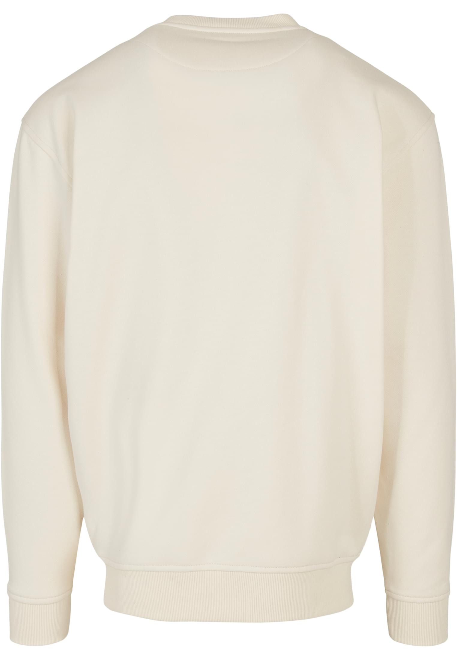 Άνετο Crewneck Sweatshirt με Στρογγυλή Λαιμόκοψη Tb014E-02903 Urban Classics Whitesand ανδρικά Φούτερ Simple Wear