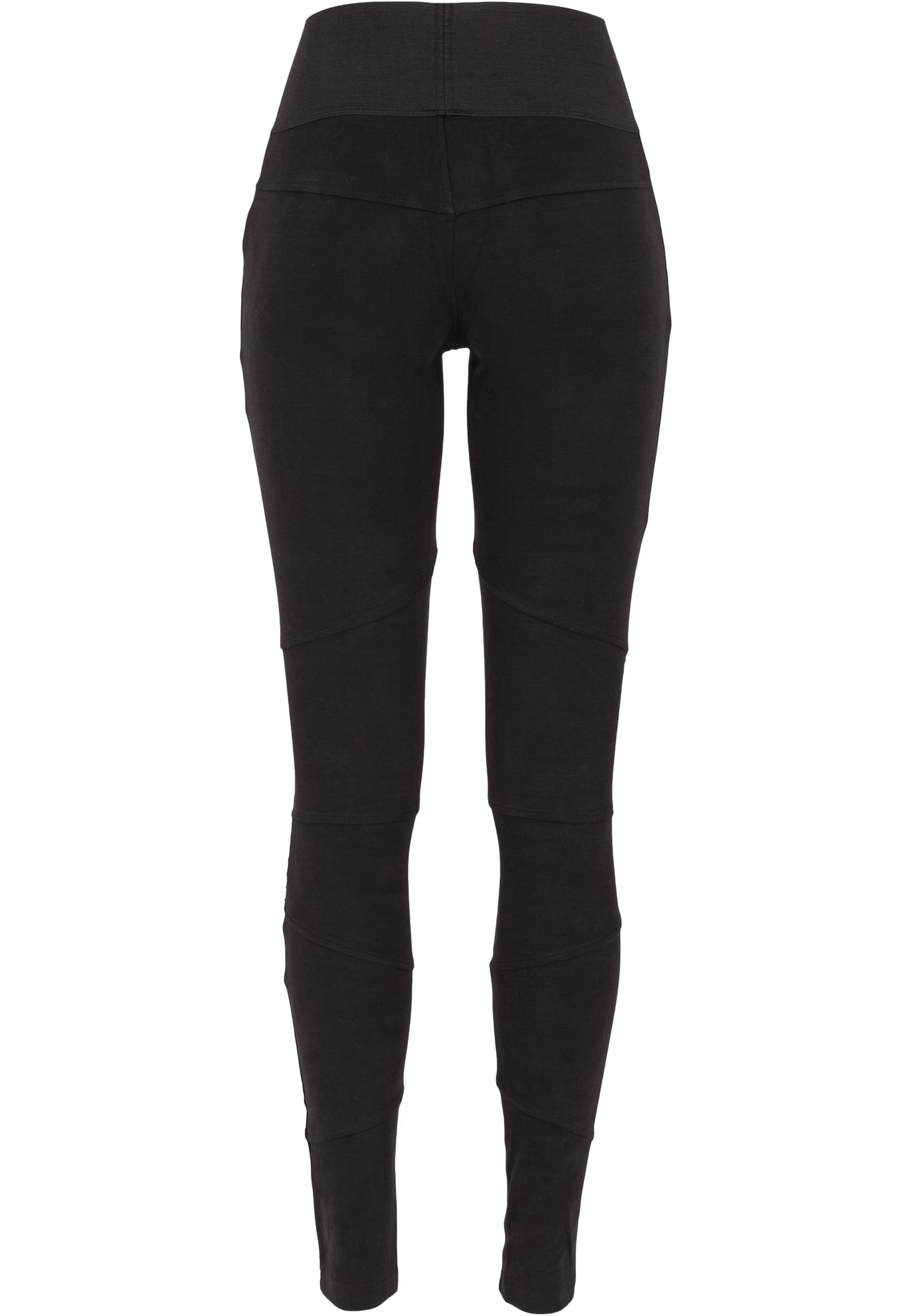 Γυναικείο Κολάν Ladies Interlock High Waist με Τσέπες Φερμουάρ Tb1053-00017 Urban Classics Blk γυναικεία Simple Wear
