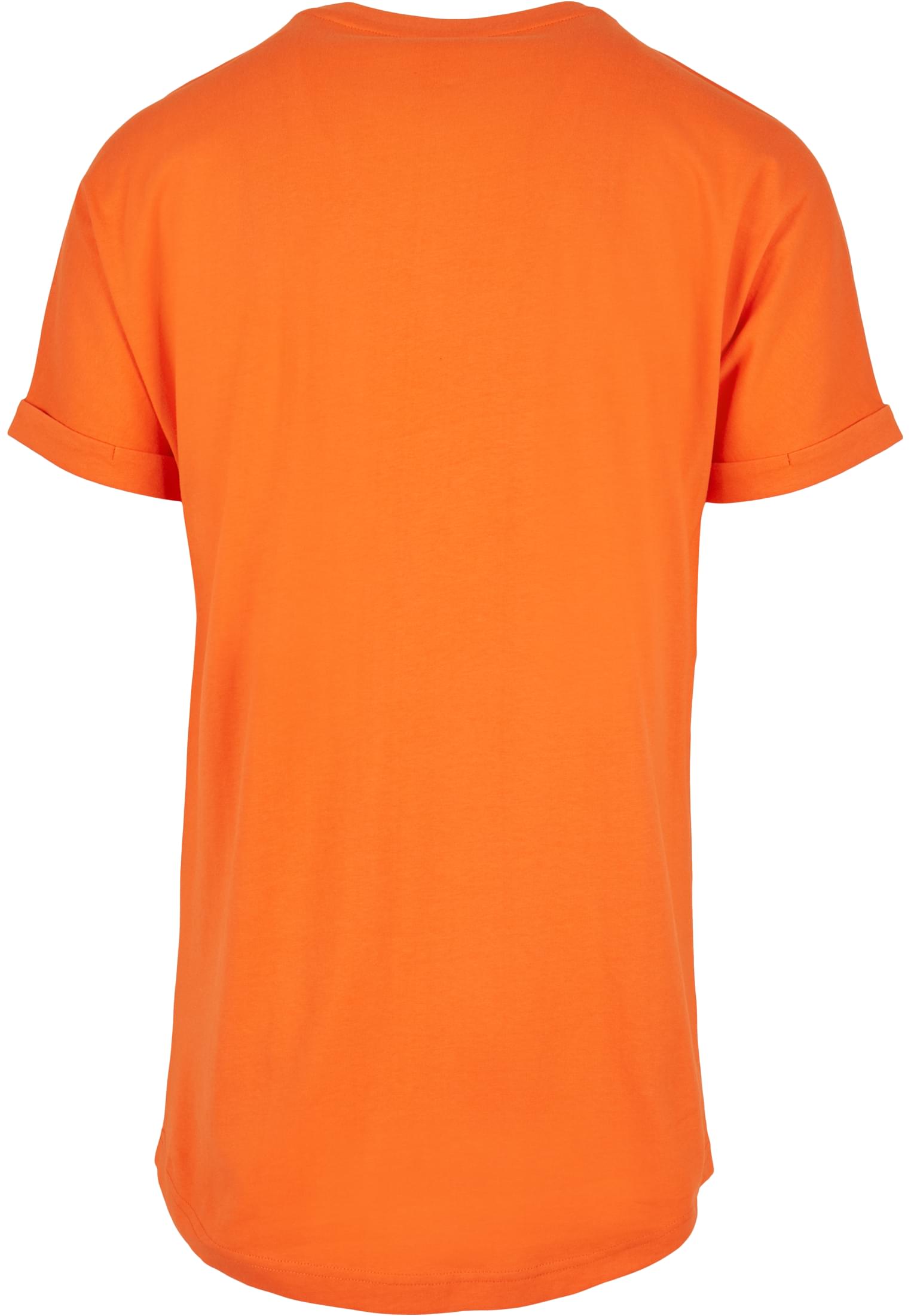 Μπλούζα Long Shaped Turnup Tee με Καμπυλωτό Στρίφωμα Tb1561-01499 Urban Classics Mandarin ανδρικά Basic T-Shirts Simple Wear Μπλουζάκια κοντομάνικα