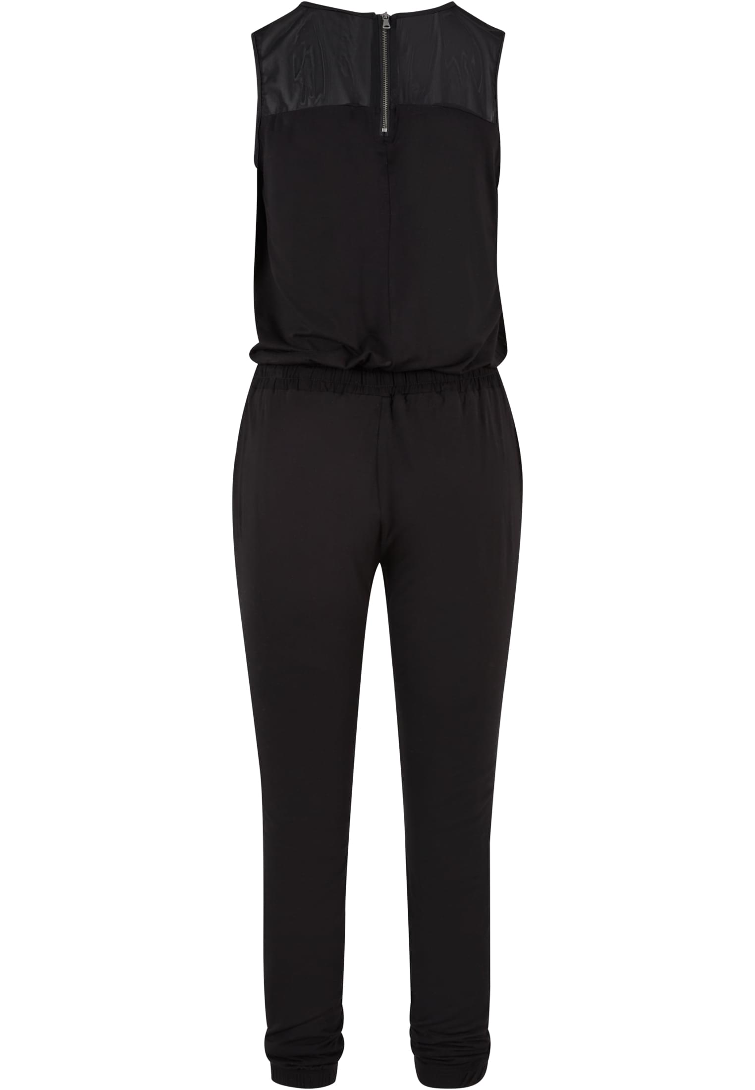 Γυναικείο Jumpsuit Ladies Tech Mesh Long με Αμάνικο Σχέδιο Tb1630-00007 Urban Classics Black γυναικεία Φορέματα Simple Wear