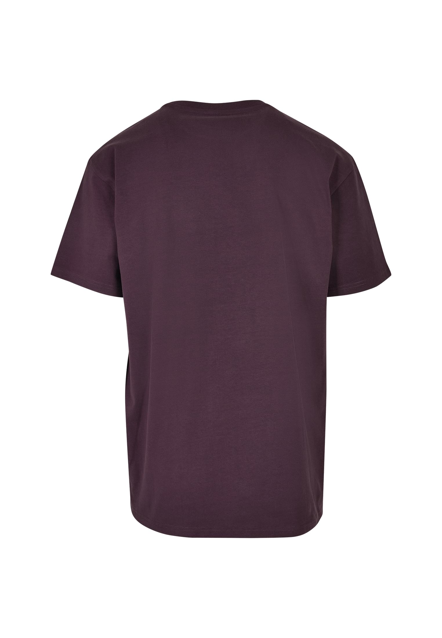 Oversized Μπλουζάκι Heavy Tee Βαριά Ζέρσεϊ Ύφανση Tb1778-18329 Urban Classics Plumpurple ανδρικά Basic T-Shirts Simple Wear Μπλουζάκια κοντομάνικα