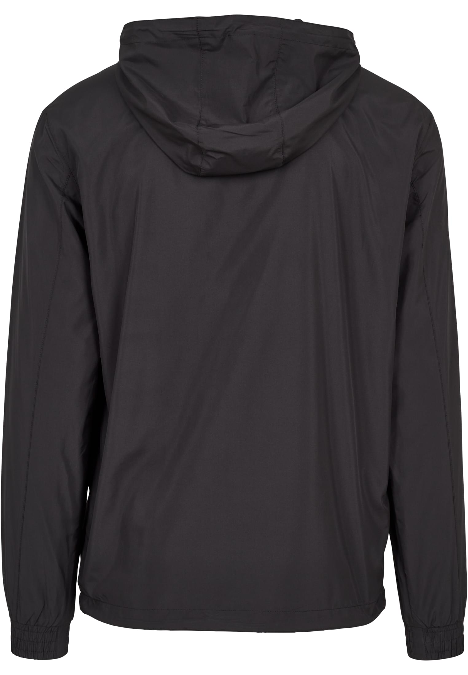 Ελαφρύ Μπουφάν Basic Pull Over Jacket με Κουκούλα Tb2100-00007 Urban Classics Black ανδρικά Simple Wear
