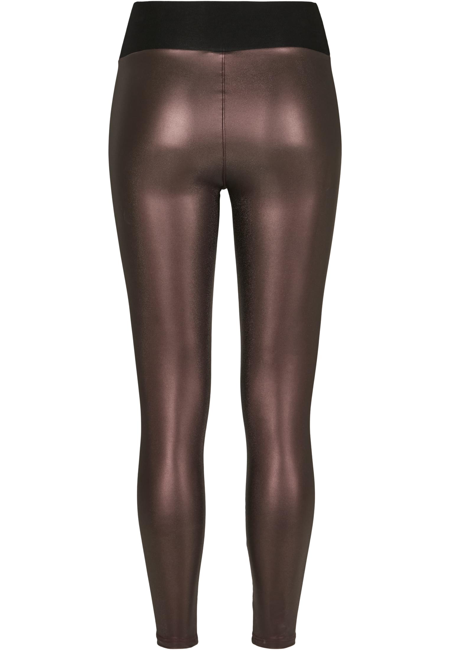 Γυναικεία Κολάν Faux Leather High Waist με Ψηλή Μέση Tb3001-02243 Urban Classics Redwine γυναικεία Simple Wear