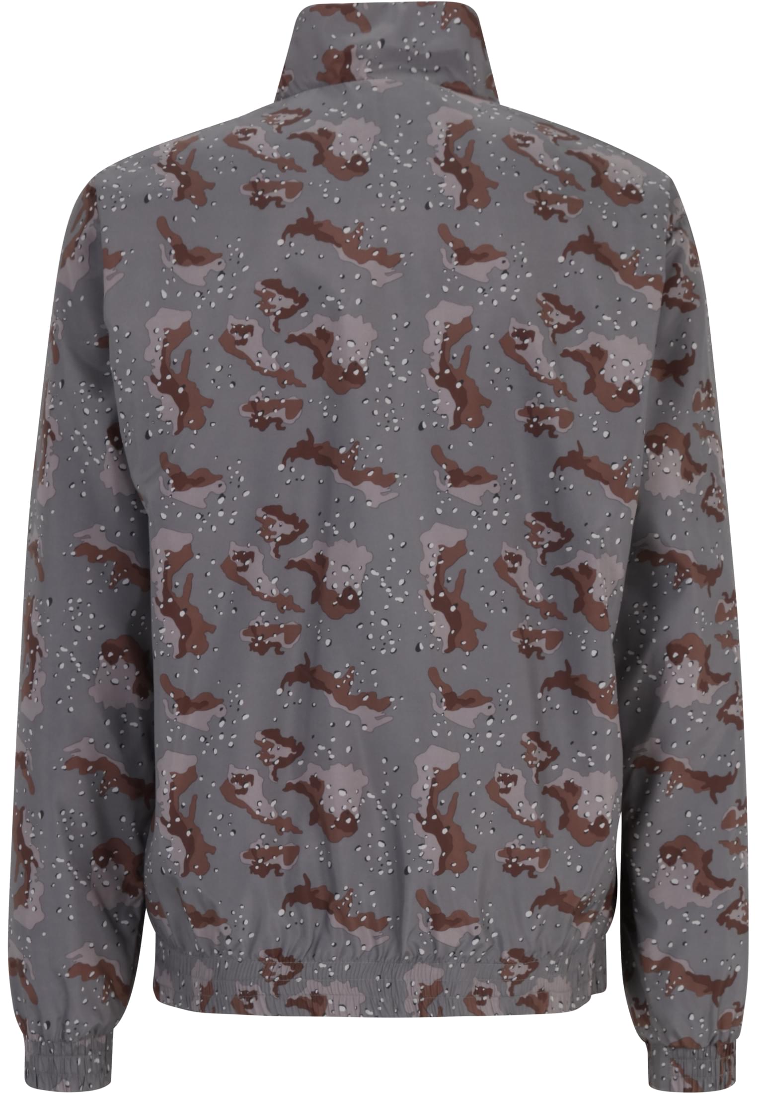 Camo Track Jacket με Καμουφλάζ Σχέδιο Και Κεντρικό Φερμουάρ Tb3127-02271 Urban Classics Darkdesert ανδρικά Μπουφάν Simple Wear