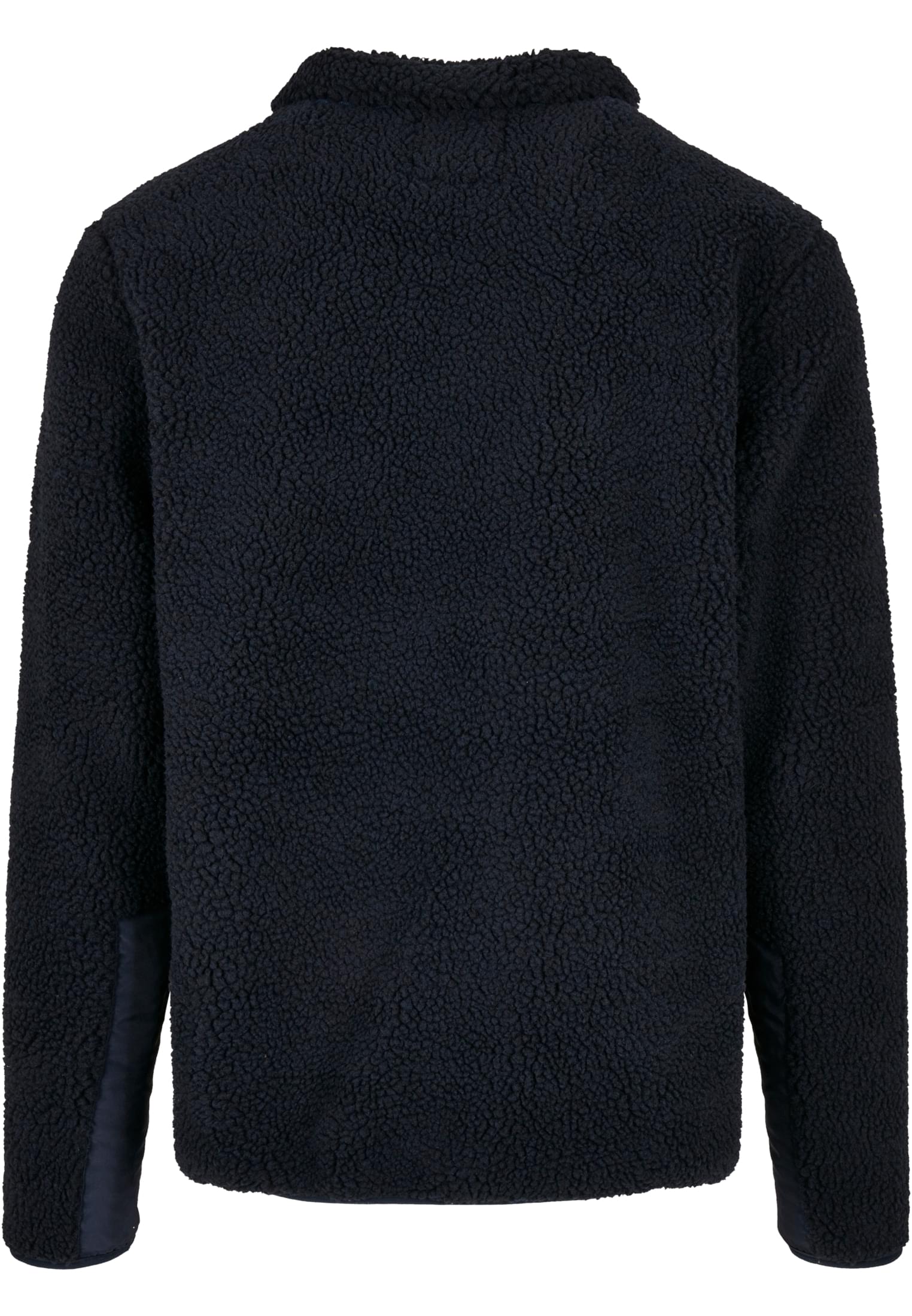 Ζεστό Μπουφάν Sherpa Jacket με Φερμουάρ Και Τσέπη Στο Στήθος Tb3833-01641 Urban Classics Midnightnavy ανδρικά Simple Wear