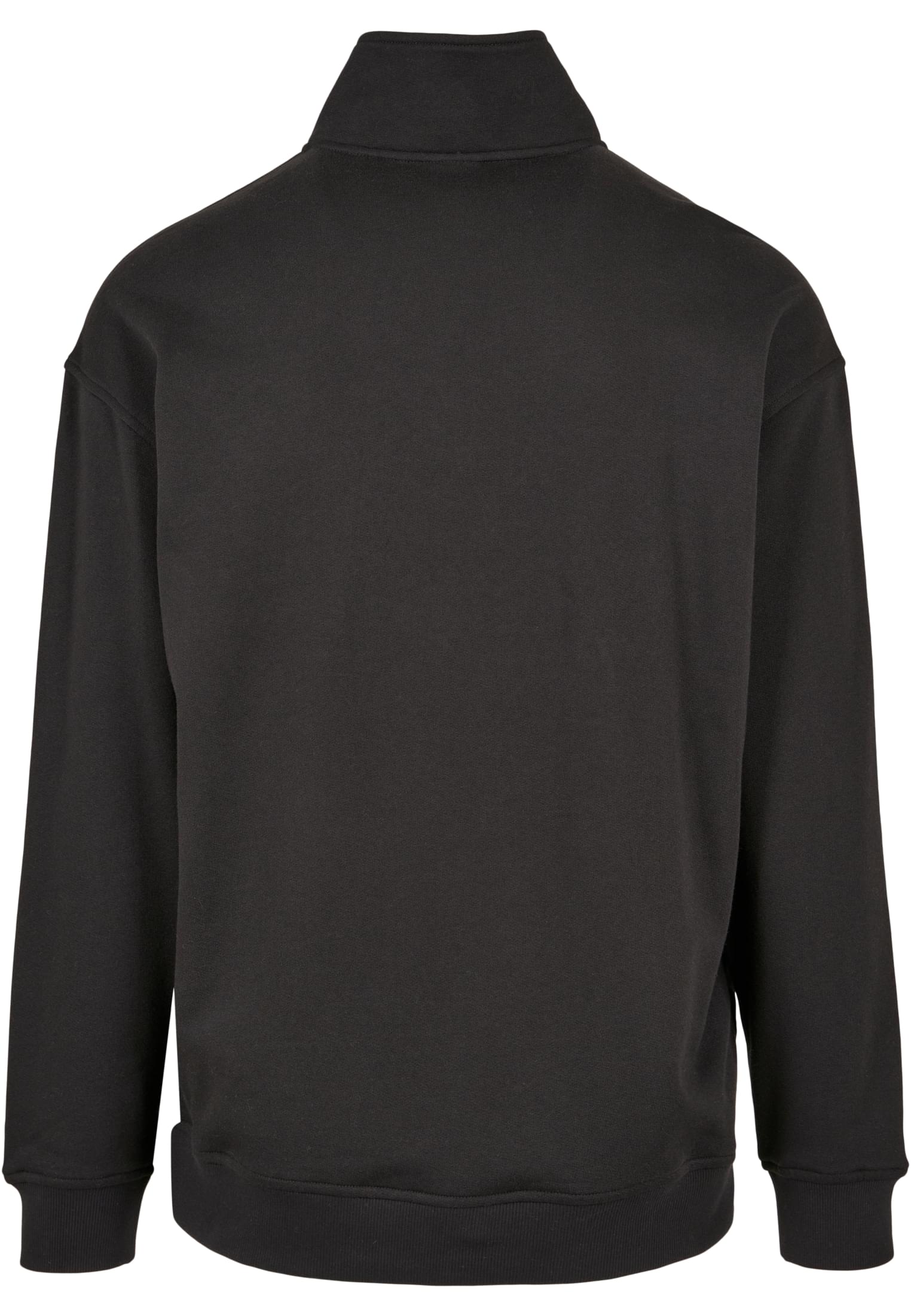 Ανδρικό Sweatshirt Essentials Basic Troyer με Ψηλό Γιακά Tb4148-00007 Urban Classics Black ανδρικά Πουλόβερ Simple Wear