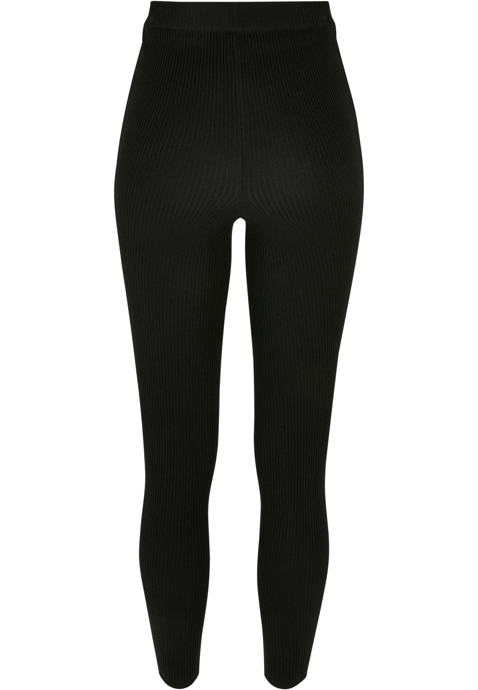 Γυναικεία Κολάν Rib Knit με Ελαστική Φαρδιά Μέση Tb5057-00007 Urban Classics Black γυναικεία Simple Wear