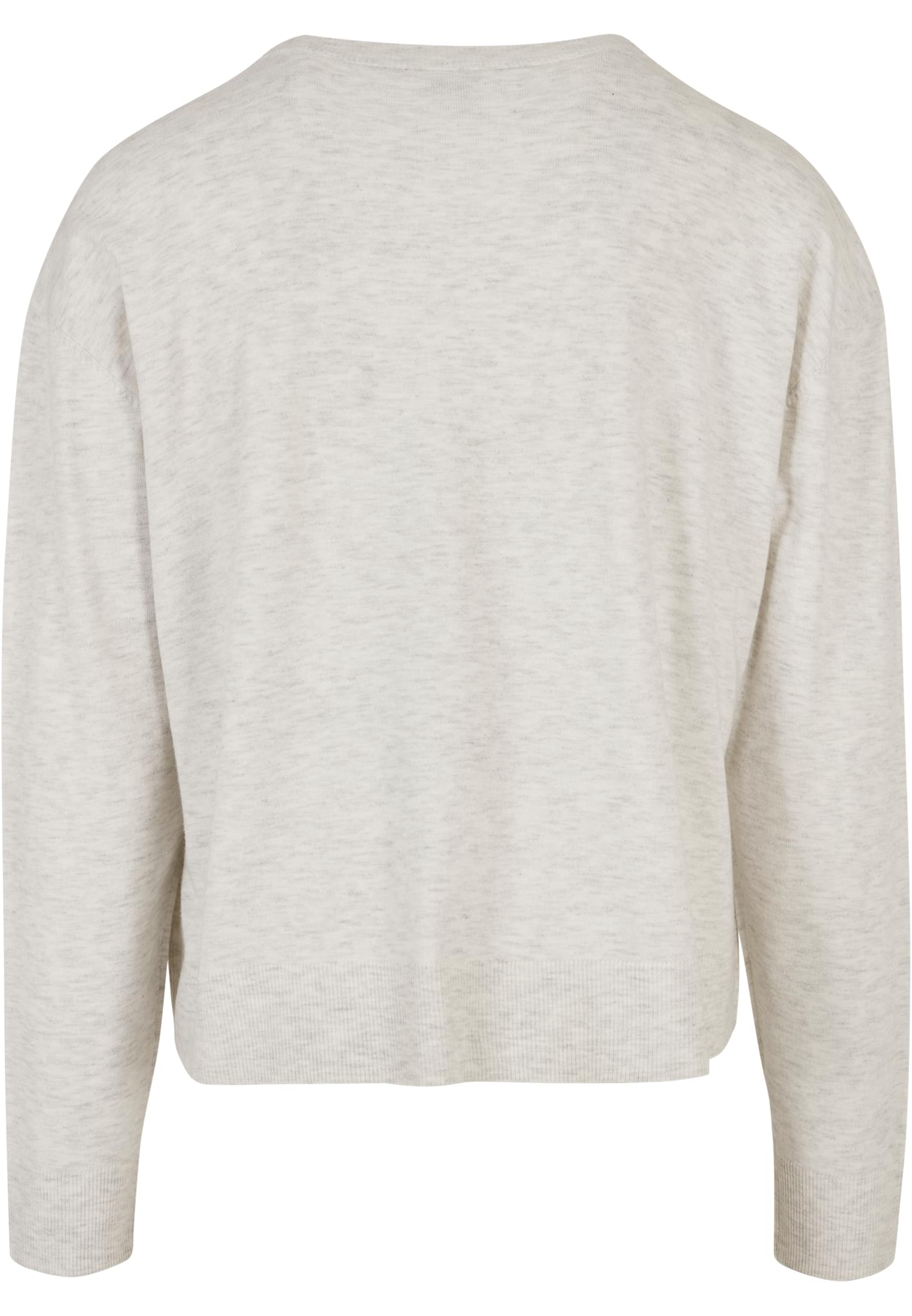 Ανδρικό Πλεκτό Eco Mix Boxy Cardigan με Oversized Εφαρμογή Tb5545-00143 Urban Classics Lightgrey ανδρικά Πουλόβερ Simple Wear