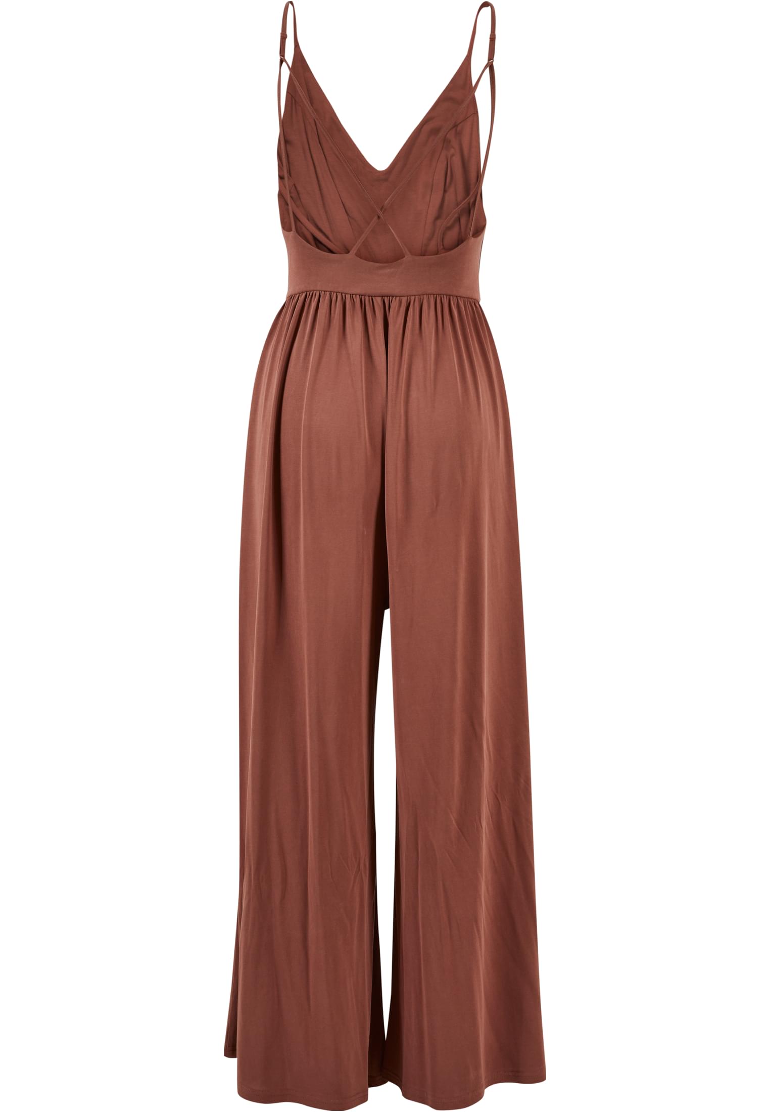 Γυναικείο Jumpsuit Ladies Modal με Ρυθμιζόμενες Τιράντες Tb6020-04420 Urban Classics Terracotta γυναικεία Φορέματα Simple Wear
