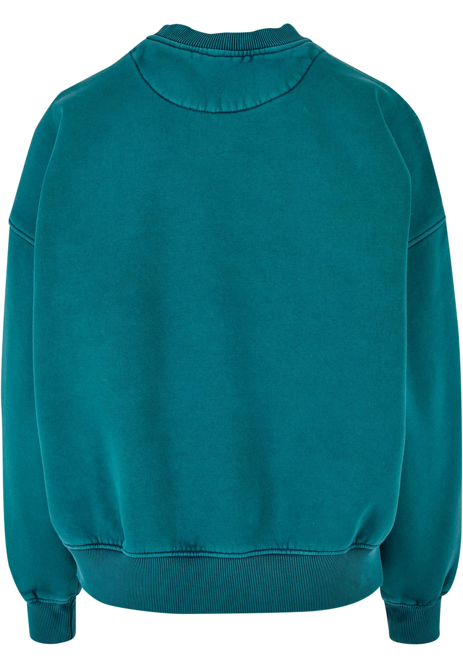Γυναικείο Sweatshirt Ladies Os Stonewash Crewneck Oversized Εφαρμογή Tb6032-04429 Urban Classics Watergreen γυναικεία Φούτερ Simple Wear
