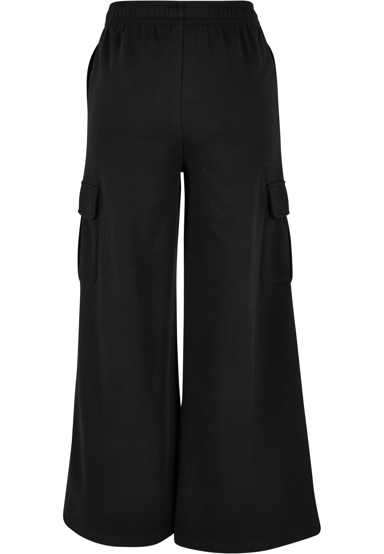 Γυναικείες Παντελόνες Cargo Highwaist Wide Leg με Ελαστική Μέση Tb6043-00007 Urban Classics Black γυναικεία Παντελόνια Simple Wear