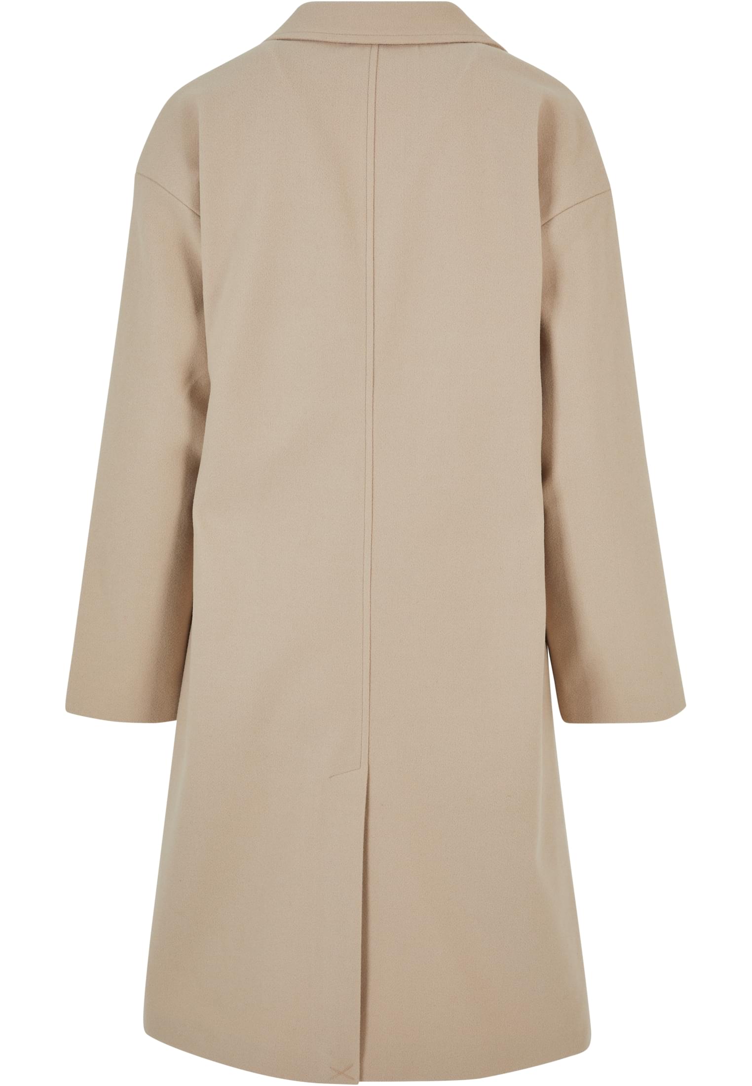 Μακρύ Παλτό Ladies Oversized Long Coat με Κουμπιά Μπροστά Tb6073-04732 Urban Classics Wetsand γυναικεία Μπουφάν Simple Wear