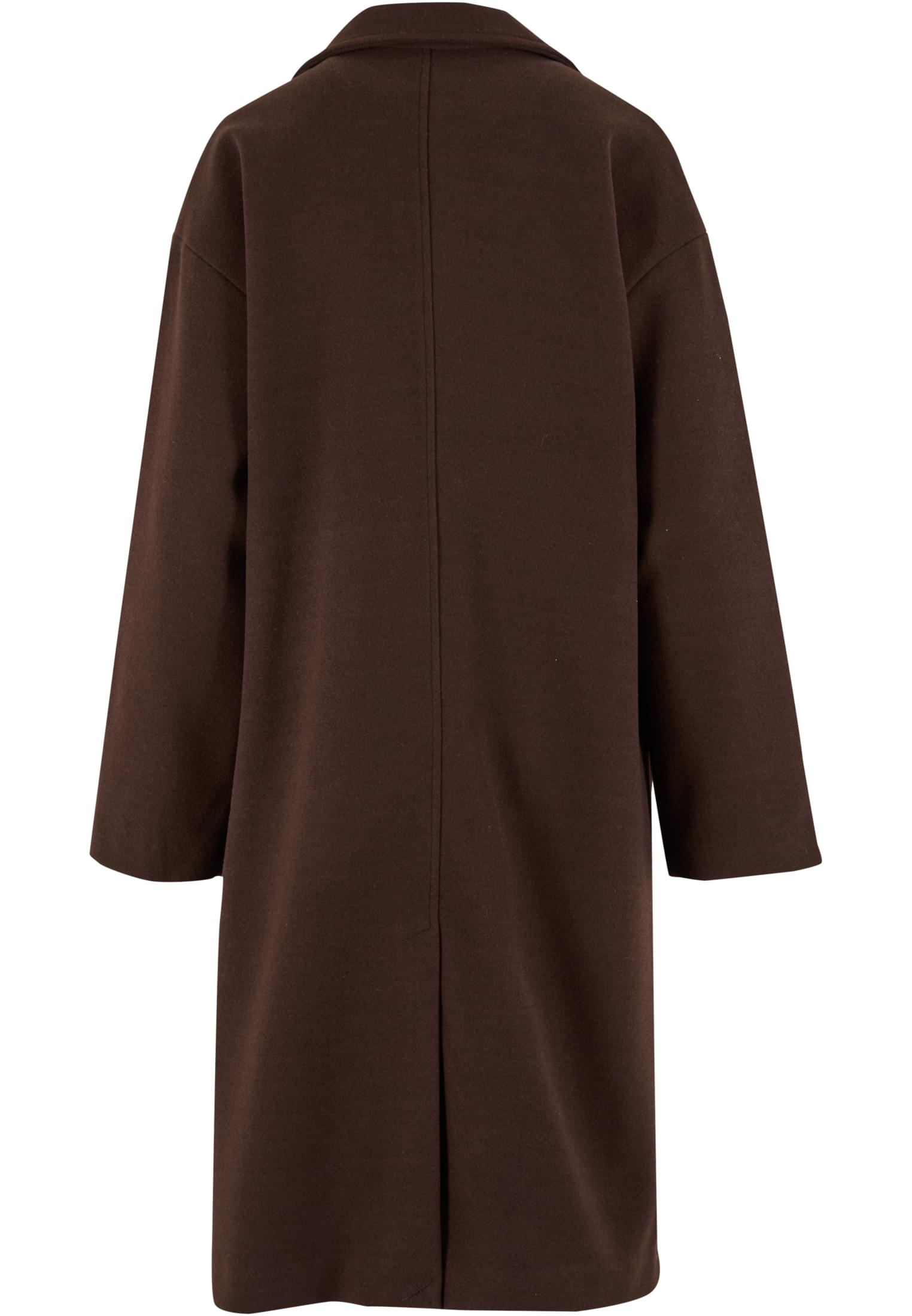 Μακρύ Παλτό Ladies Oversized Long Coat με Κουμπιά Μπροστά Tb6073-21219 Urban Classics Warmbrown γυναικεία Μπουφάν Simple Wear
