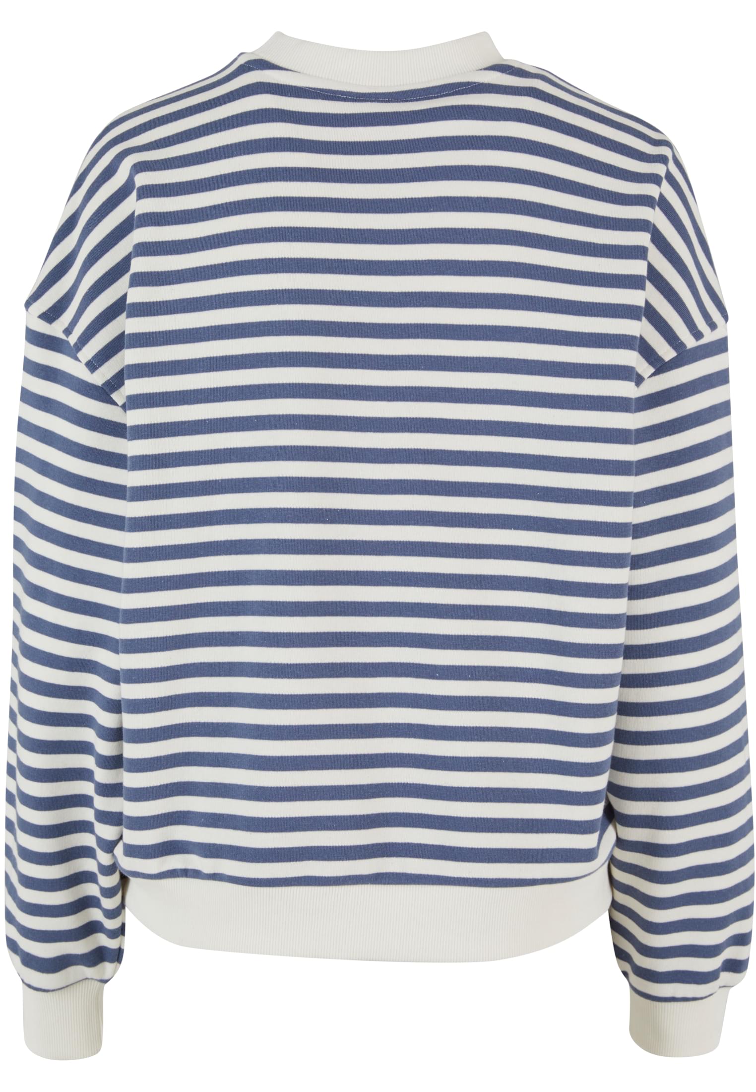 Γυναικεία Μπλούζα Oversized Striped Crewneck με Ριγέ Σχέδιο Tb6135-12892 Urban Classics Whitesand Vintageblue γυναικεία Φούτερ Simple Wear