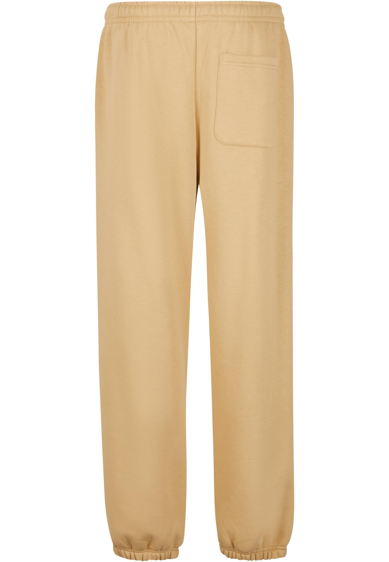 Fluffy Sweatpants με Ελαστική Μέση Και Τσέπες Tb6749-03738 Urban Classics Unionbeige ανδρικά Παντελόνια Simple Wear