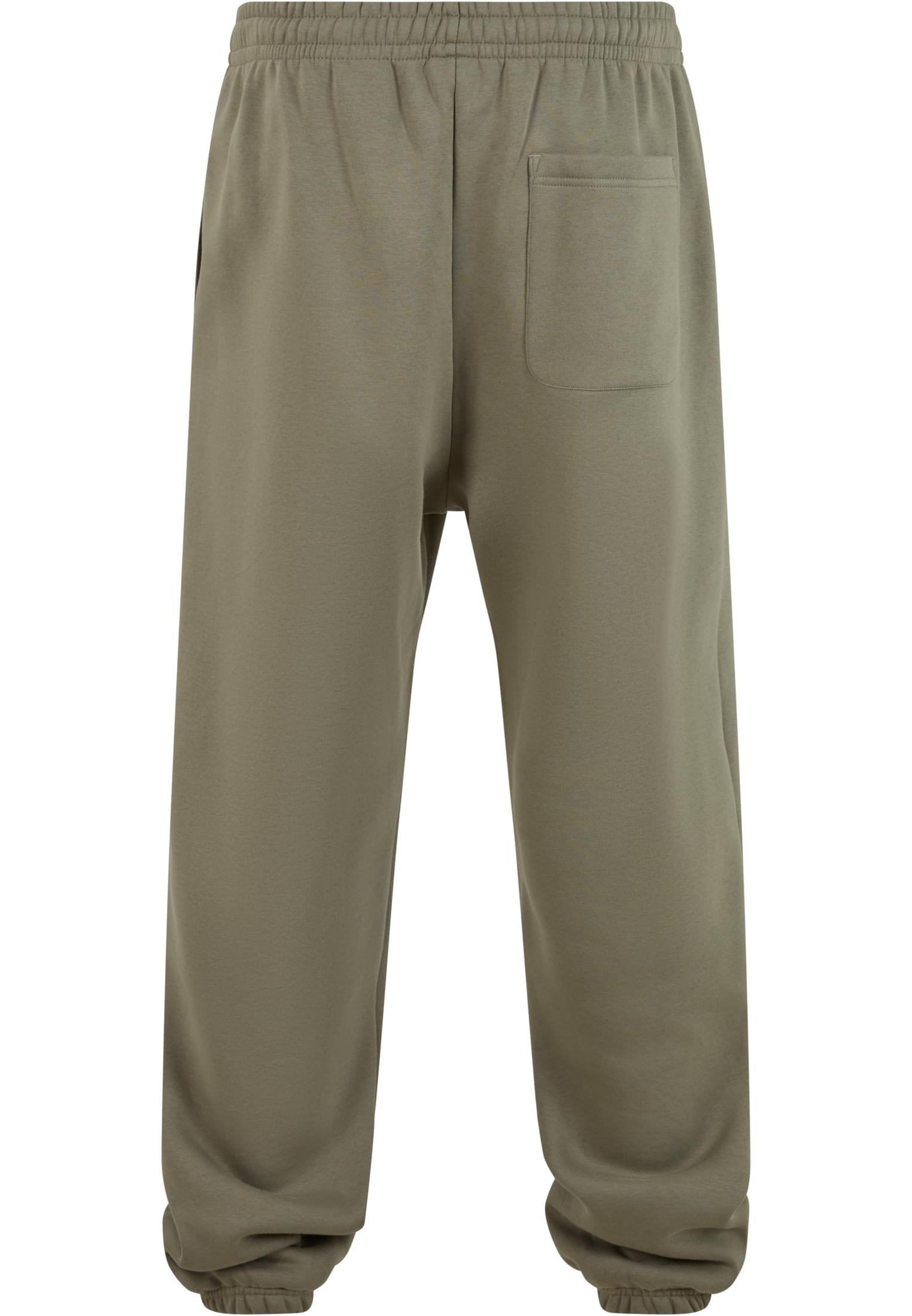 Fluffy Sweatpants με Ελαστική Μέση Και Τσέπες Tb6749-18328 Urban Classics Paleolive ανδρικά Παντελόνια Simple Wear