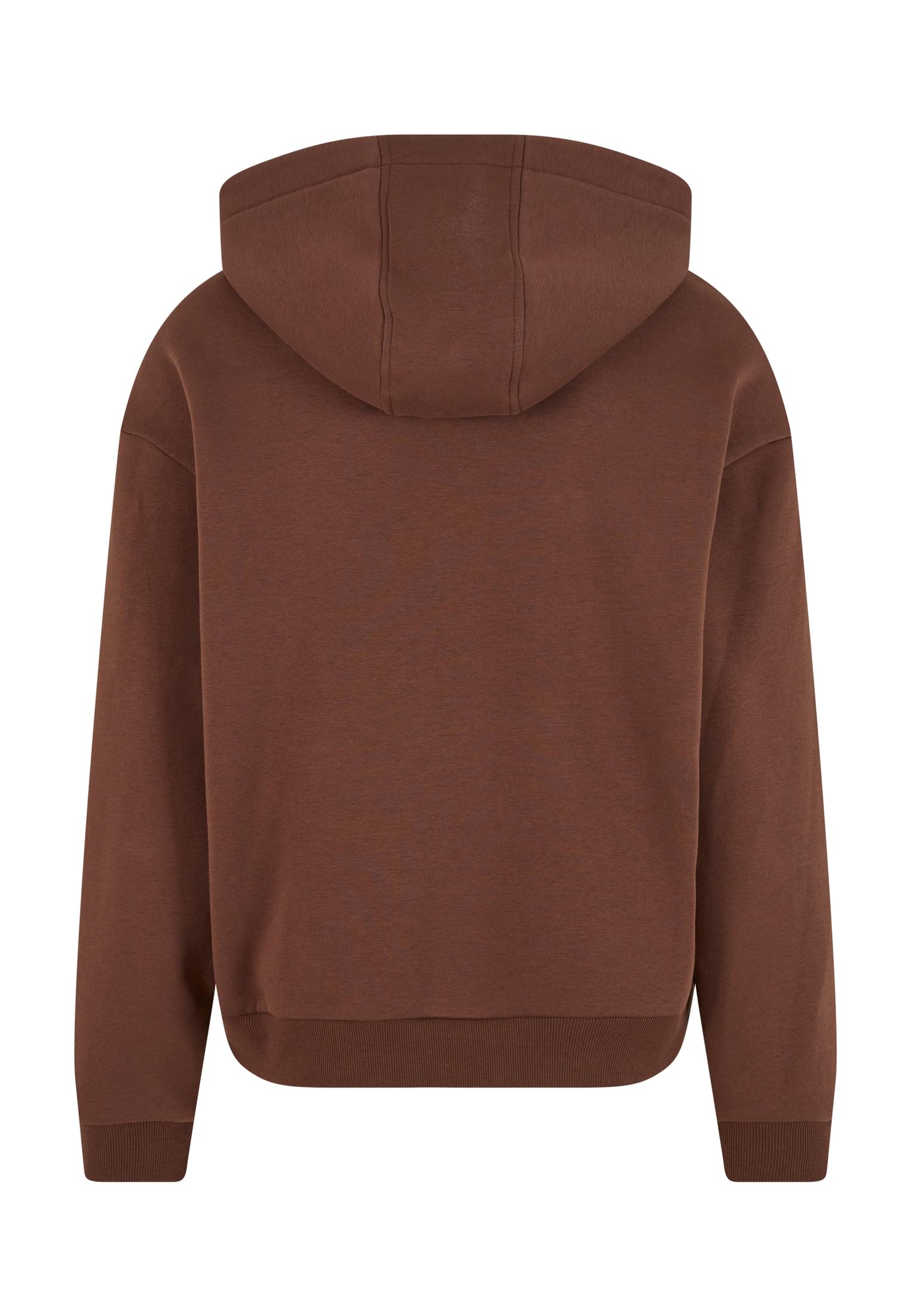 Άνετο Φούτερ Fluffy Hoody με Βουρτσισμένη Εσωτερική Επιφάνεια Tb6750-14274 Urban Classics Chocolatebrown ανδρικά Simple Wear
