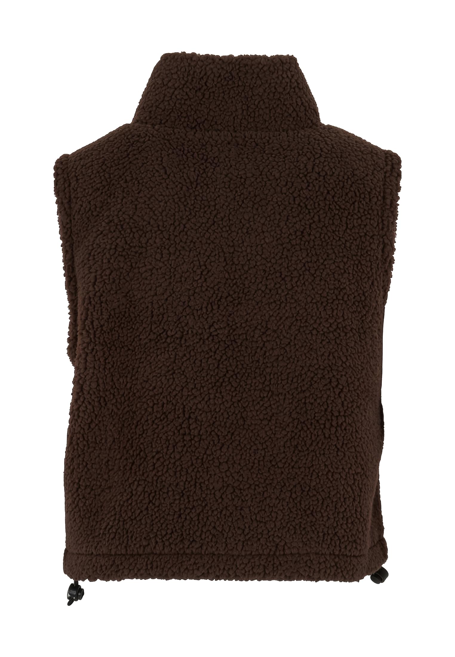 Ladies Short Sherpa Vest με Ζεστό Fleece Tb7087-00075 Urban Classics Brown γυναικεία Μπουφάν Simple Wear