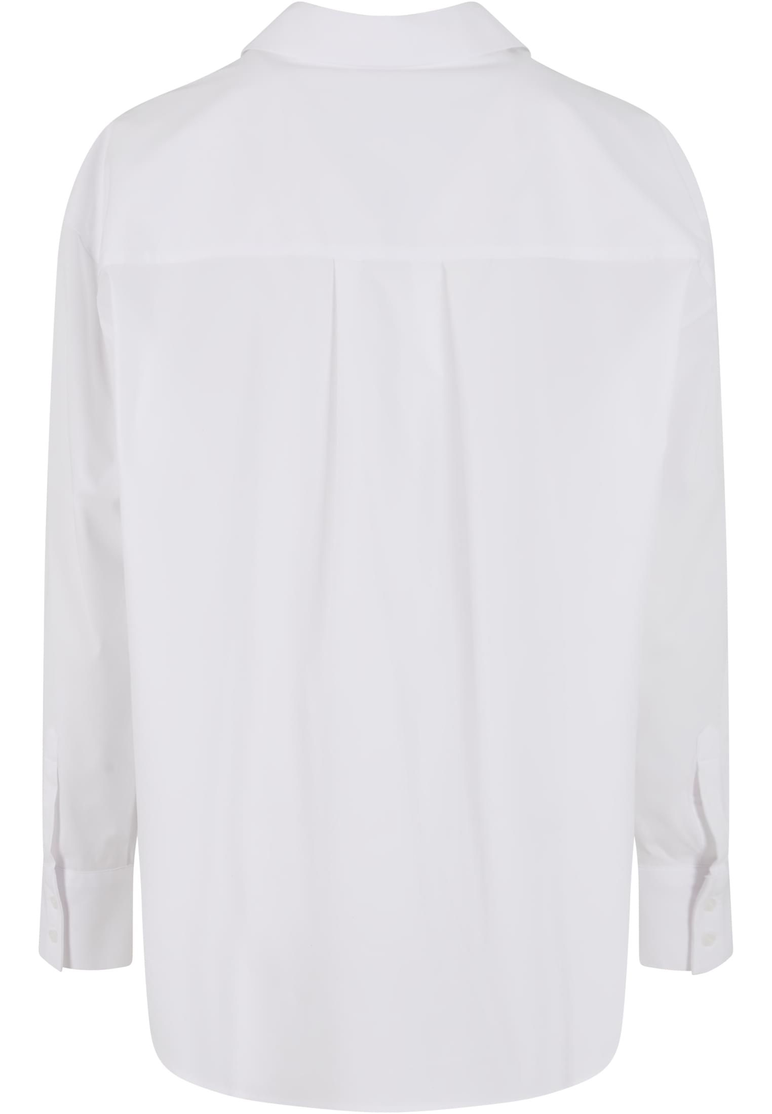 Oversized Βαμβακερή Μπλούζα με Κανονικό Γιακά Tb7177-00220 Urban Classics White γυναικεία Πουκάμισα Simple Wear