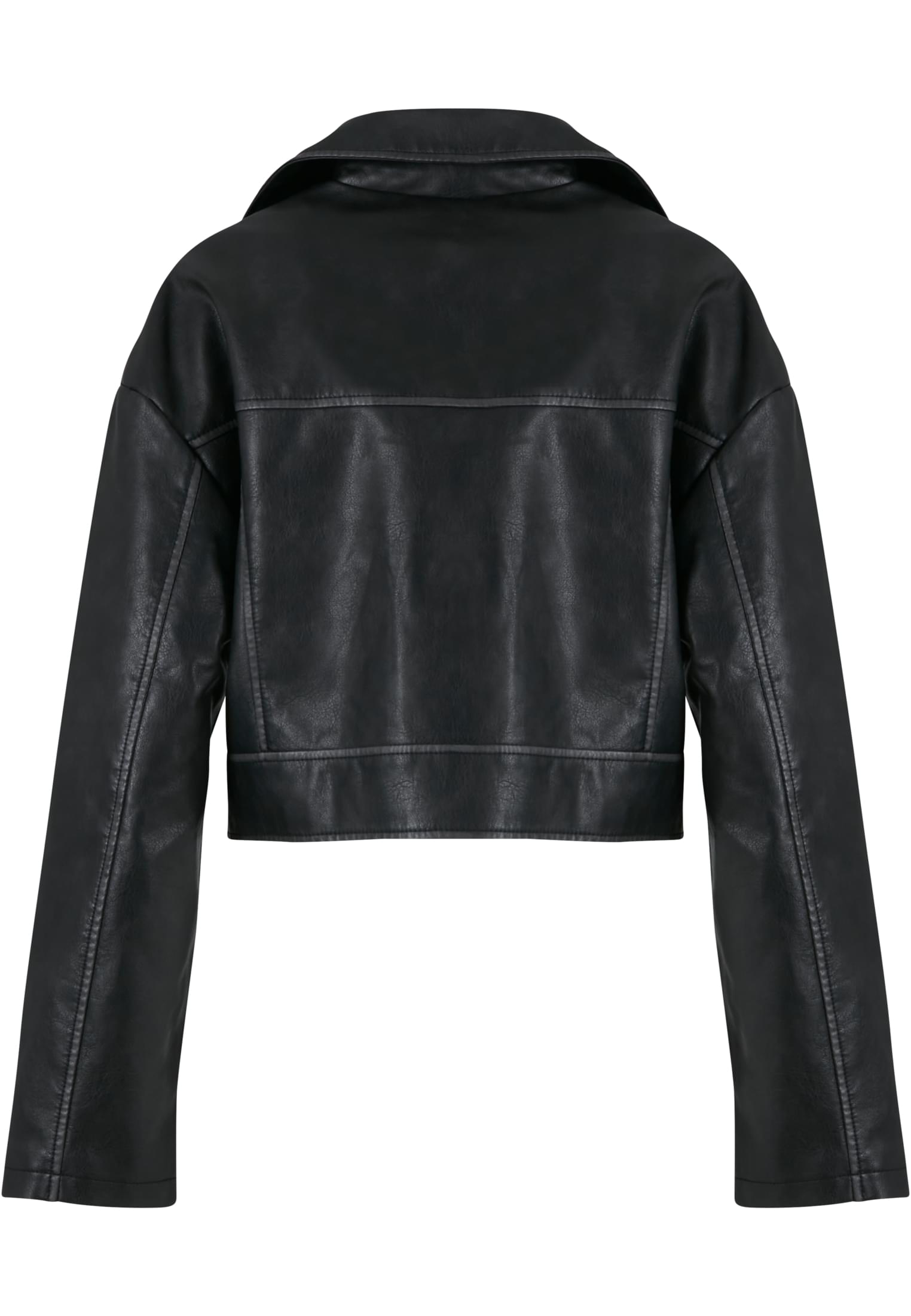 Γυναικείο Μπουφάν Vintage Leather Jacket με Cropped Μήκος Tb7185-00007 Urban Classics Black γυναικεία Simple Wear