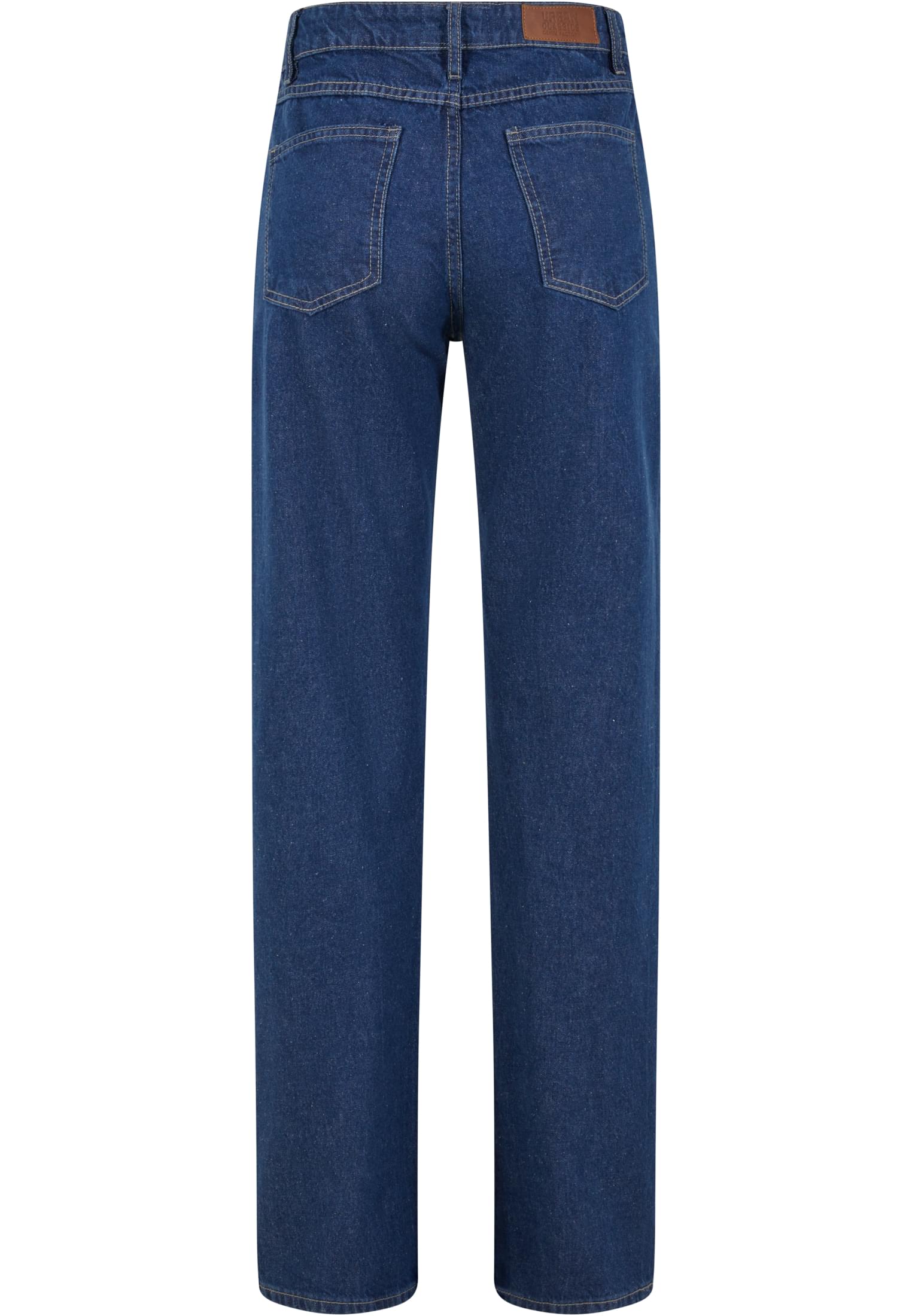 Ladies Straight Fit Denim με Κανονική Εφαρμογή Tb7193-19924 Urban Classics Mid Deep Blue Washed γυναικεία Παντελόνια Simple Wear
