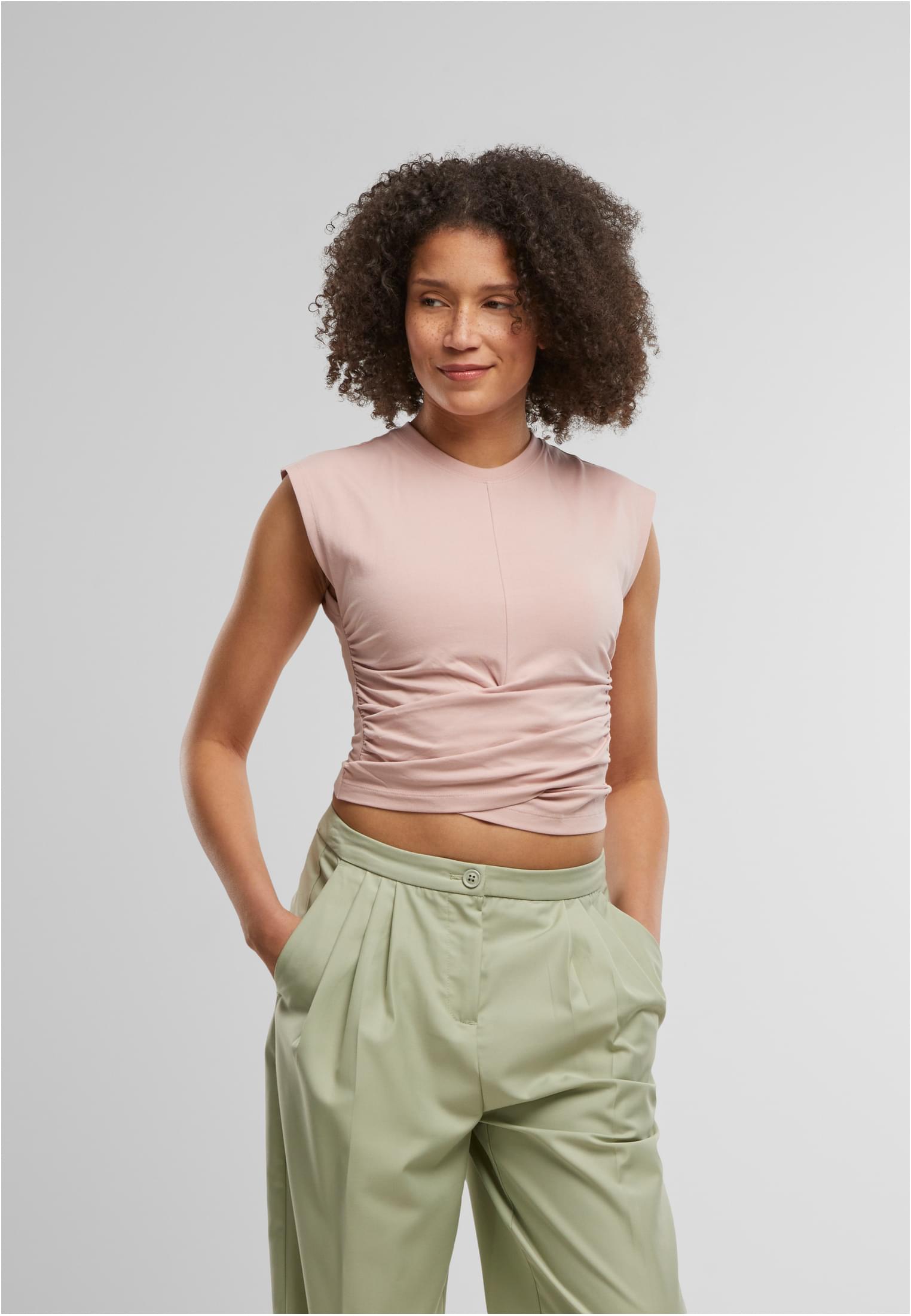 Γυναικεία παντελόνια Wide Leg με ψηλή μέση TB7194-03259 Urban Classics softsalvia