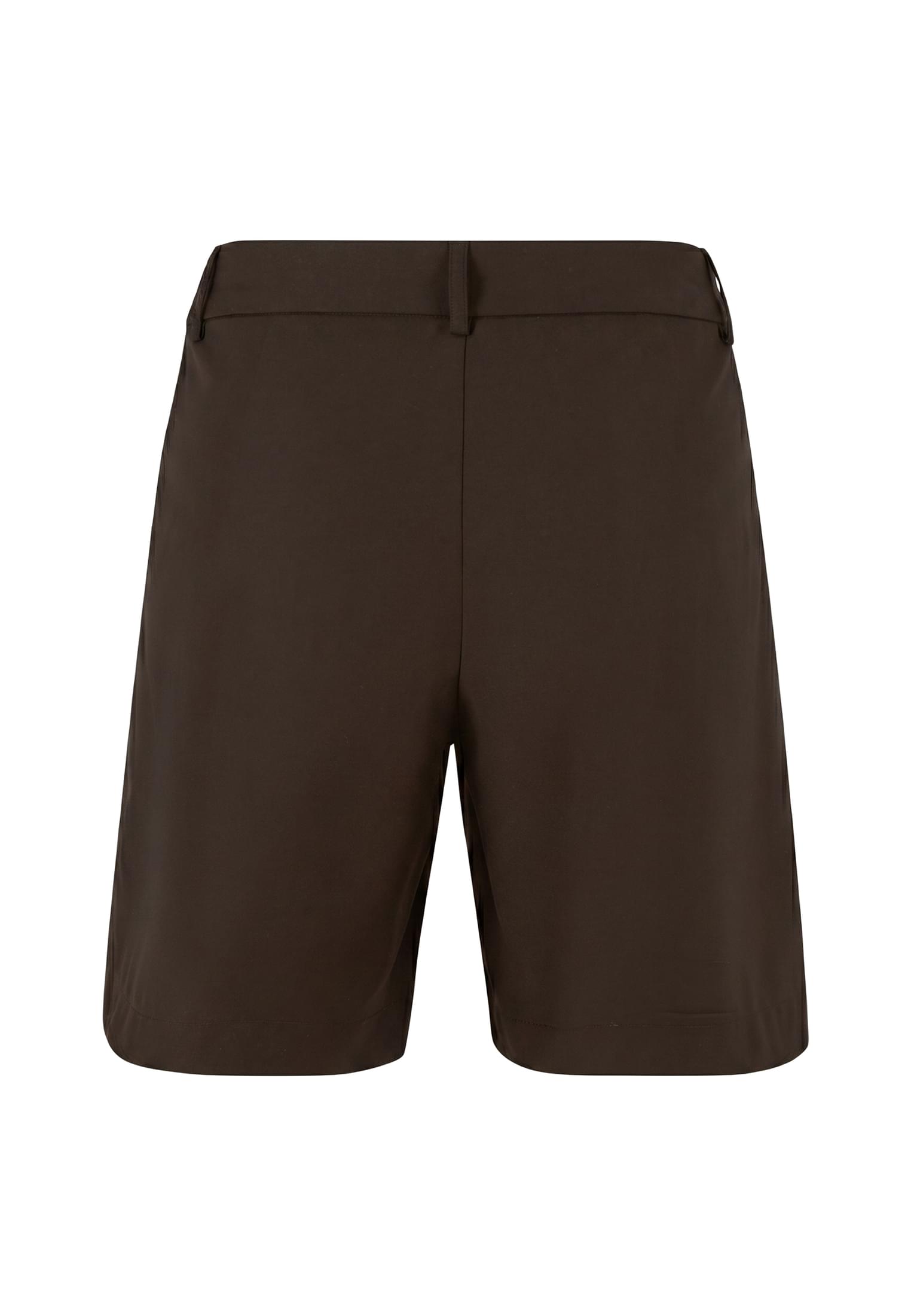 Γυναικεία Bermuda Shorts με Πτυχώσεις Άνετης Εφαρμογής Tb7196-00075 Urban Classics Brown γυναικεία Σορτς Simple Wear