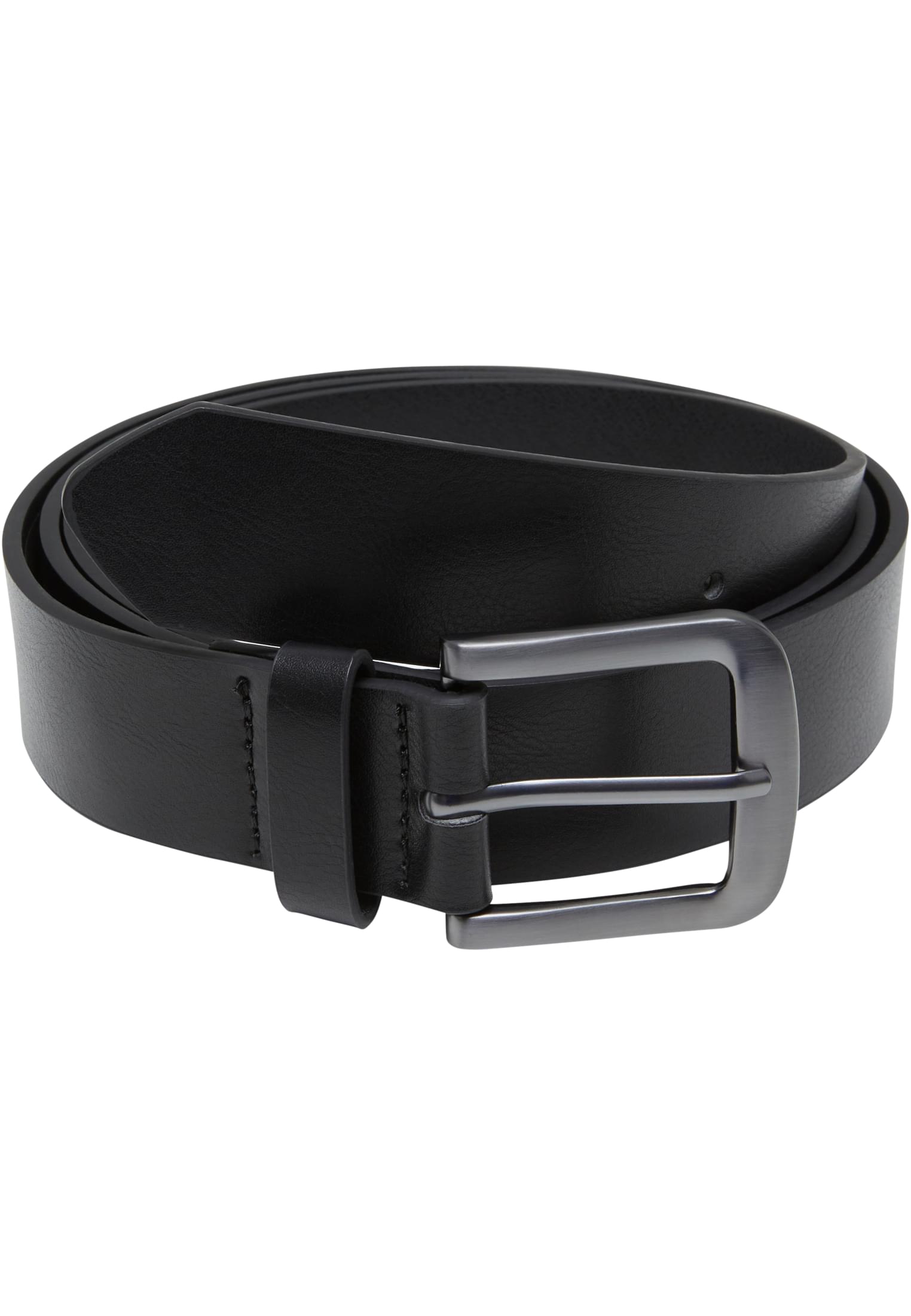 Ζώνη Easy Synthetic Leather Belt με μεταλλική αγκράφα TB7216-02499 Urban Classics black/silver