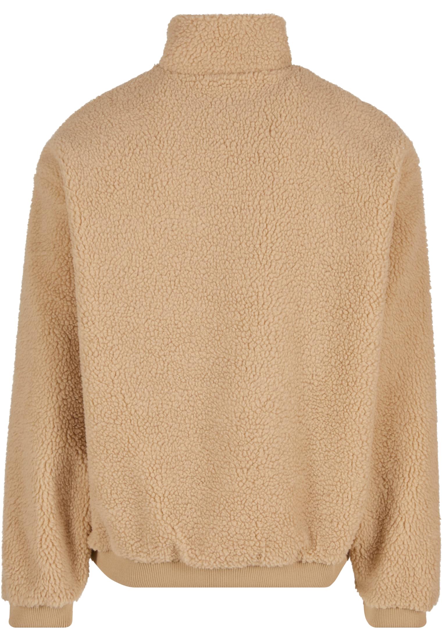 Oversized Teddy Troyer με Ψηλό Λαιμό Και Φερμουάρ Tb7266-03738 Urban Classics Unionbeige ανδρικά Φούτερ Simple Wear