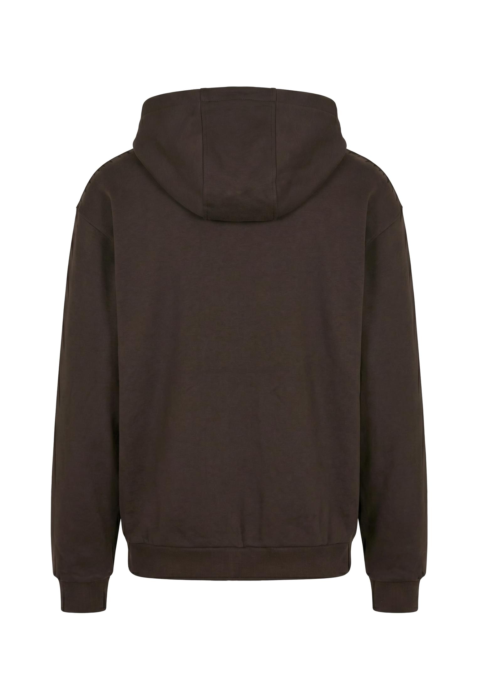 Φούτερ με Φερμουάρ Fluffy Zip Hoody Εξαιρετικά Μαλακή Αίσθηση Tb7284-21219 Urban Classics Warmbrown ανδρικά Simple Wear
