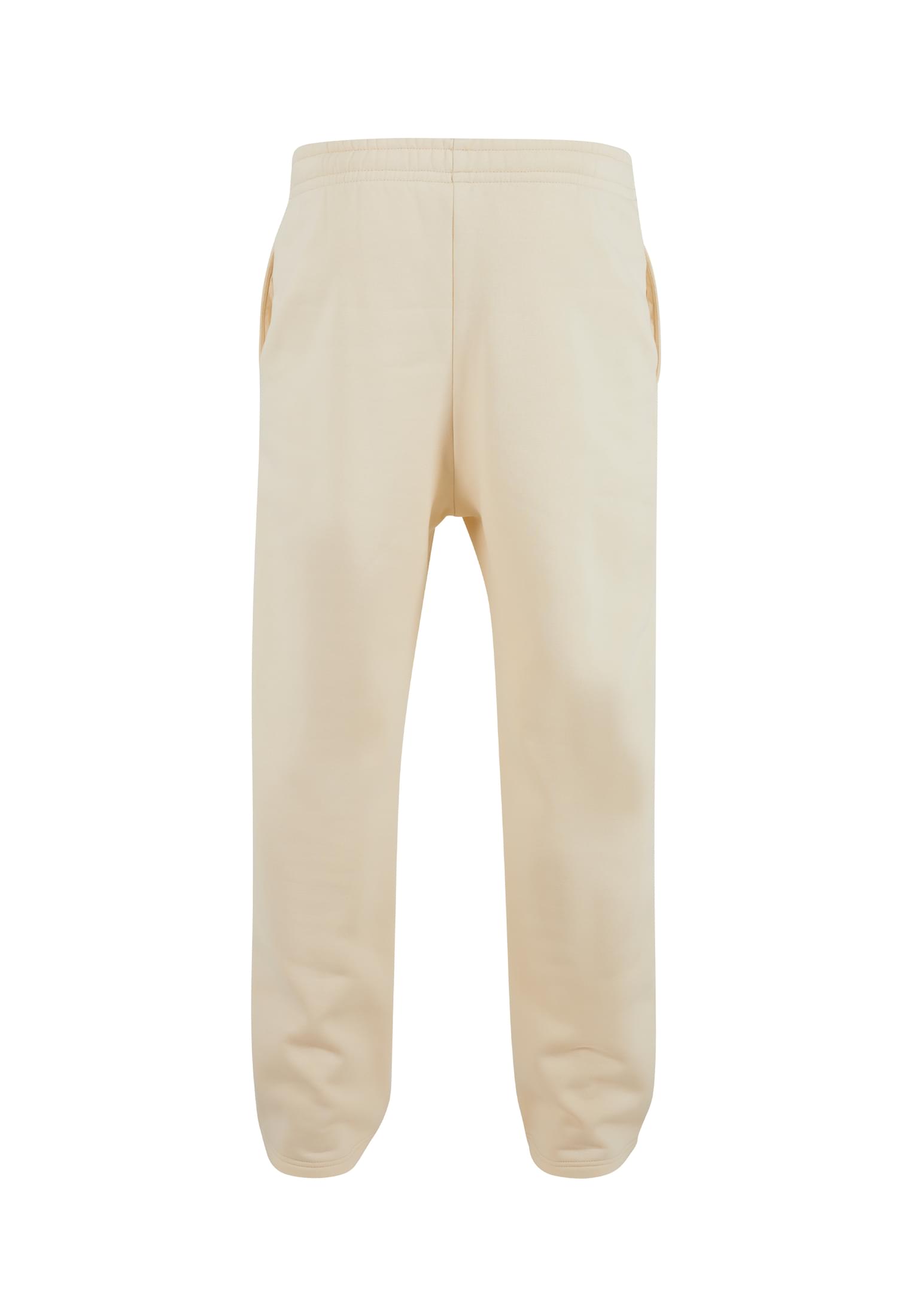 Άνετα Παντελόνια Fluffy Trackpants με Μαλακή Εσωτερική Επιφάνεια Tb7285-02903 Urban Classics Whitesand ανδρικά Simple Wear