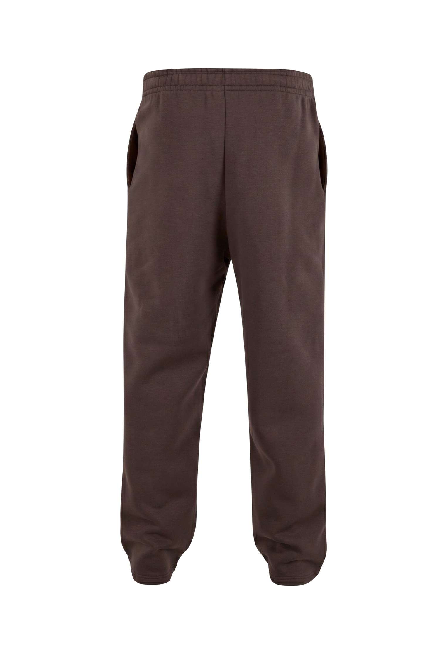 Άνετα Παντελόνια Fluffy Trackpants με Μαλακή Εσωτερική Επιφάνεια Tb7285-21219 Urban Classics Warmbrown ανδρικά Simple Wear
